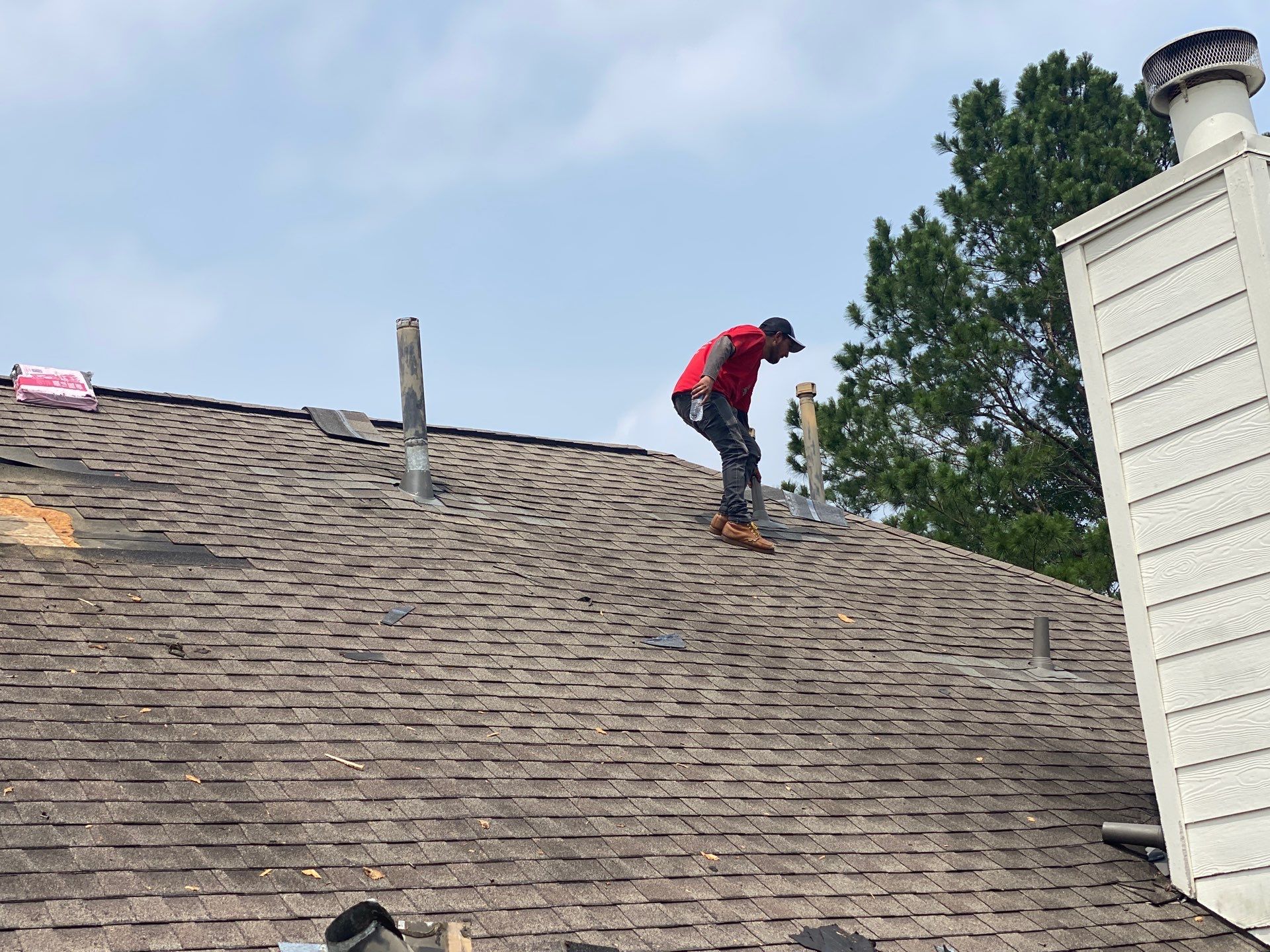 Hail Damage using Owen's Corning Duration (Lifetime) Shingles by Roof Repair Company