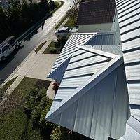 24ga 1.5" Mechanical Seam Mill Finish by Total Roofing System The Metal Roof Experts