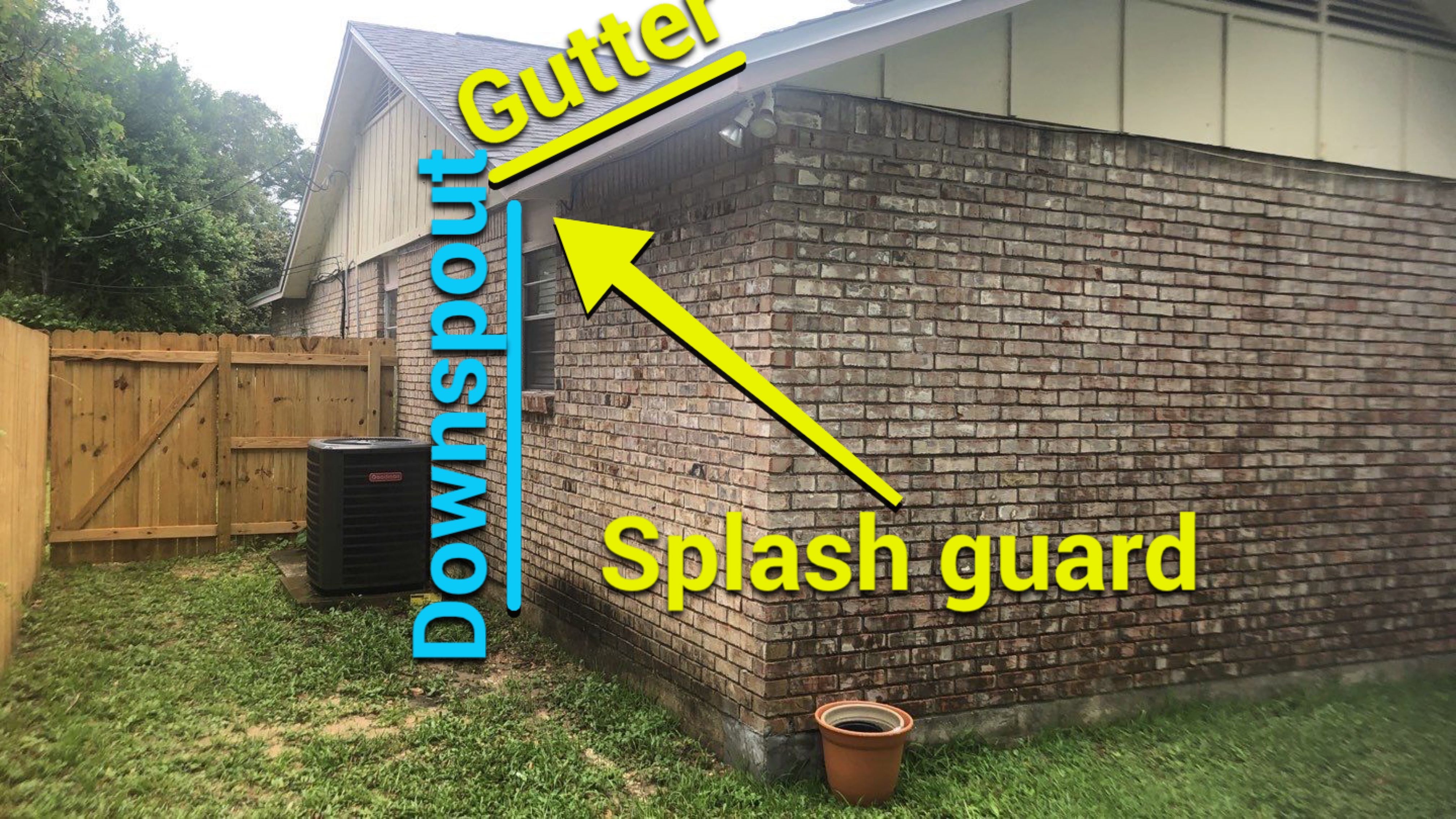 Gutter Installation using K-Style Seamless Gutters by Gutter Professors