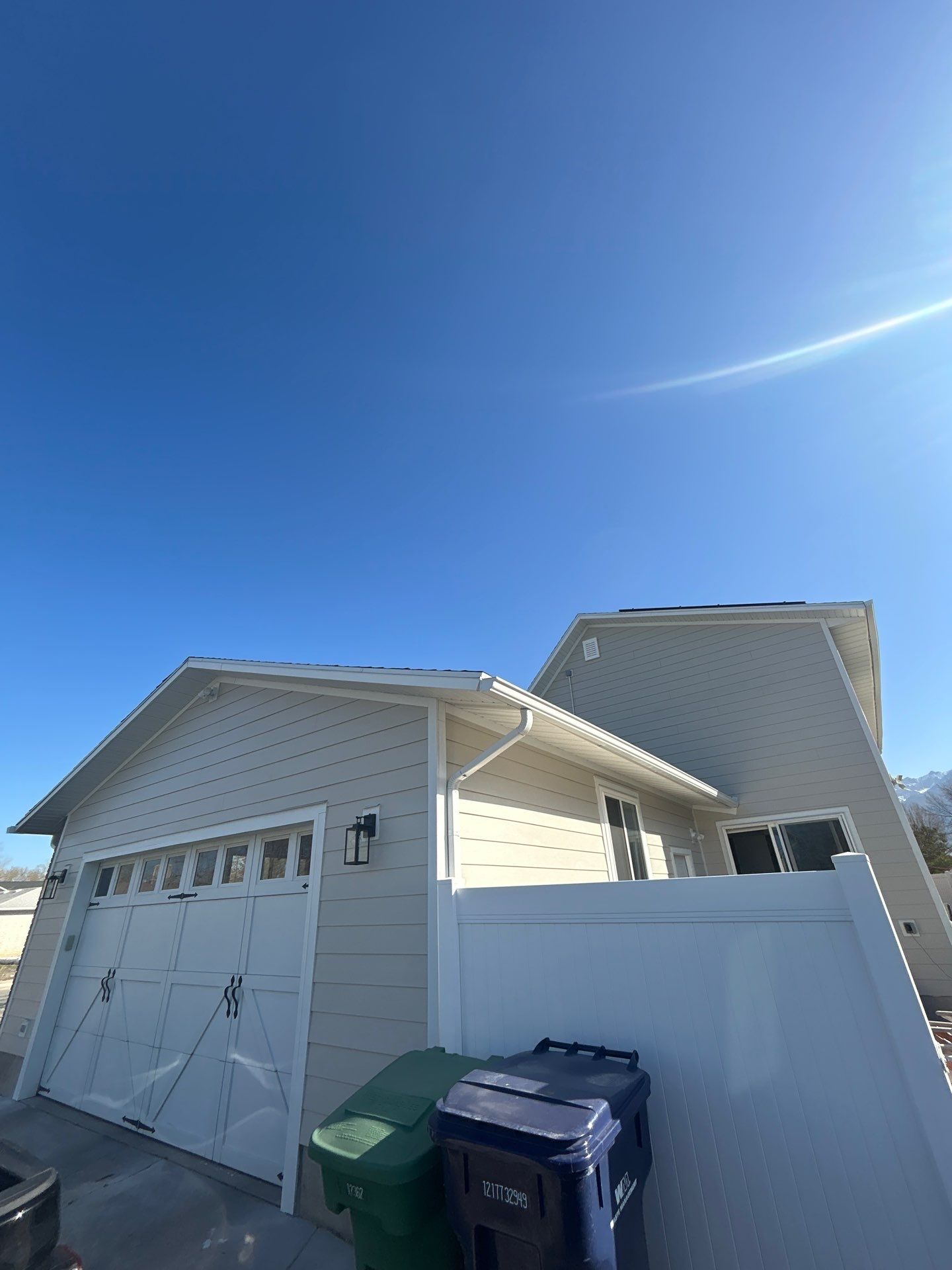 Sandy | Strategic Hardie & Vinyl Integration | Cobble Stone & Desert Sand by Ideal Siding Utah