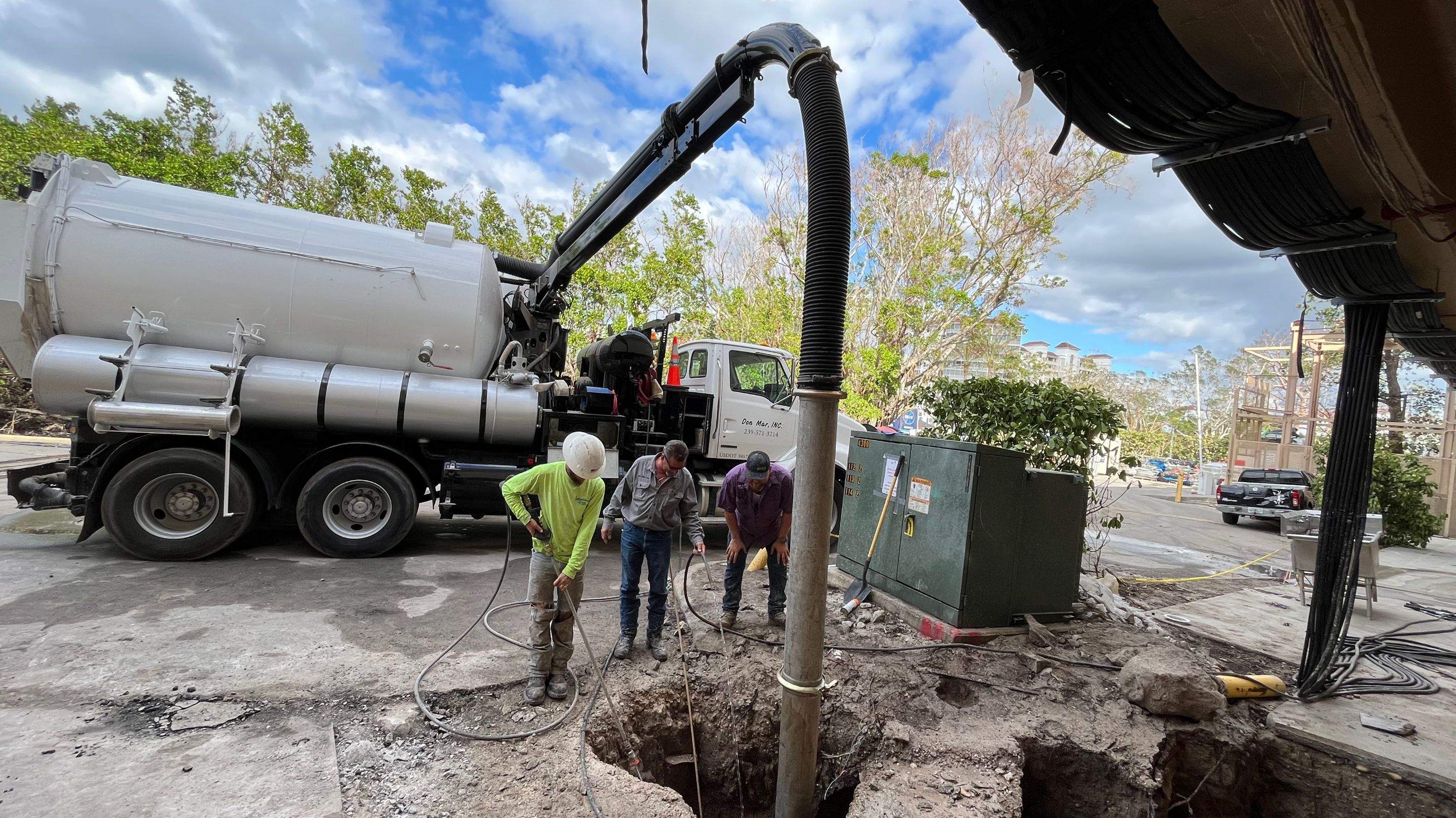 Ritz-Carlton North Service Road Daylighting by Don Mar, Inc. Storm Water Solutions