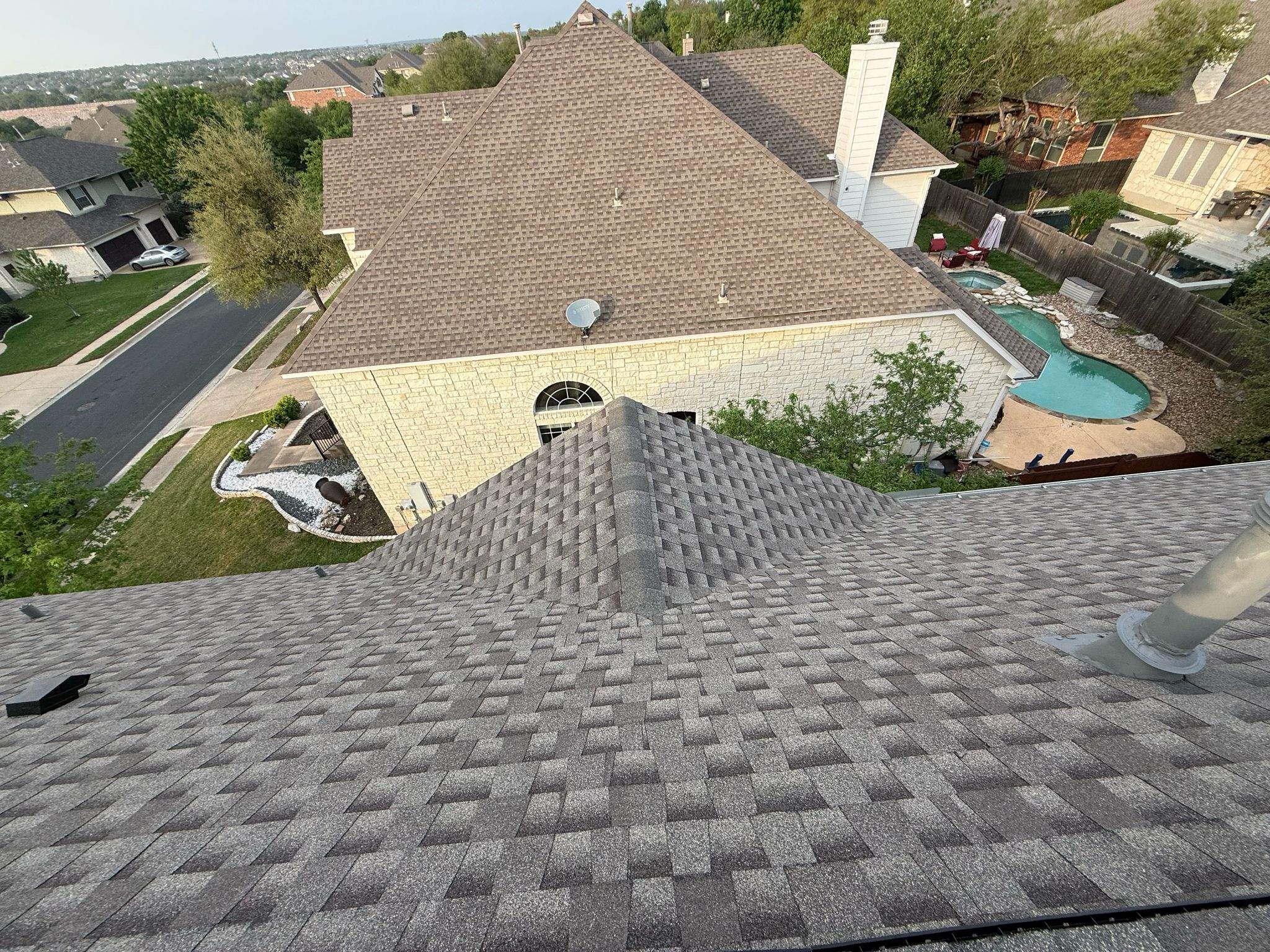 Residential Roofing Installation using GAF HDZ Timberline by Oakwood Roofing and Construction, LLC