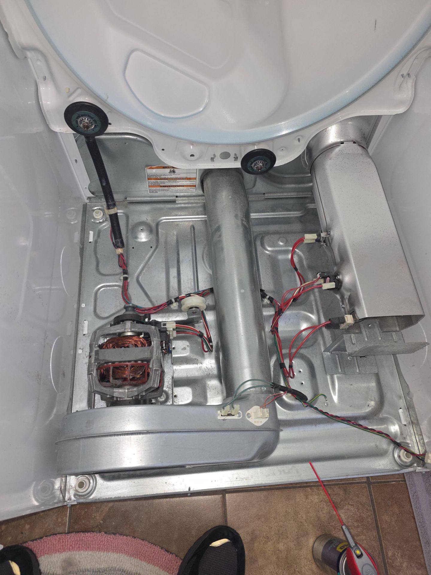 Whirlpool Dryer Repair and Internal Component Servicing in Groveland by AMB-WORKS APPLIANCE REPAIR