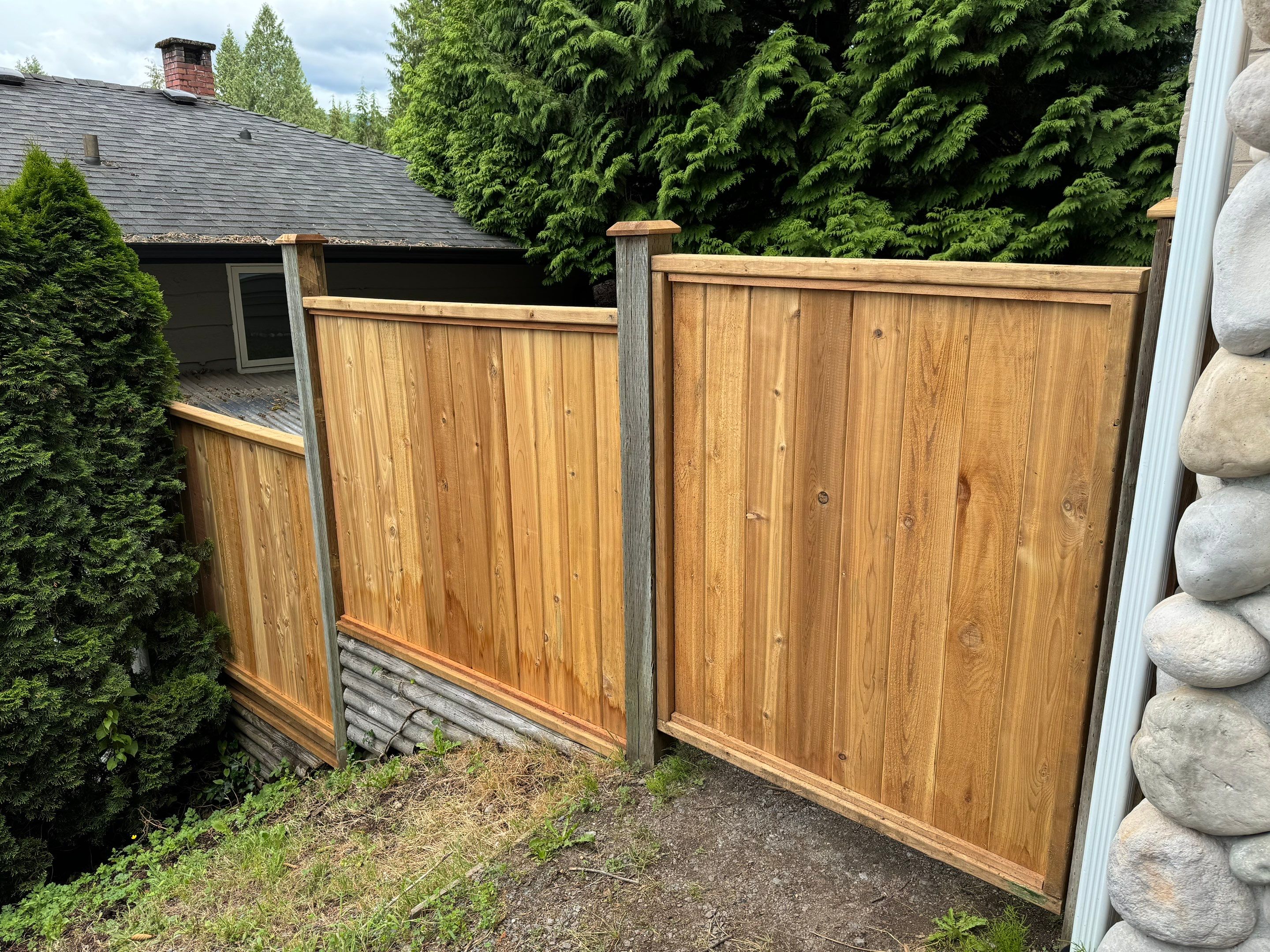 New Fence Installation - Edgemont Village by YVR Construction Group