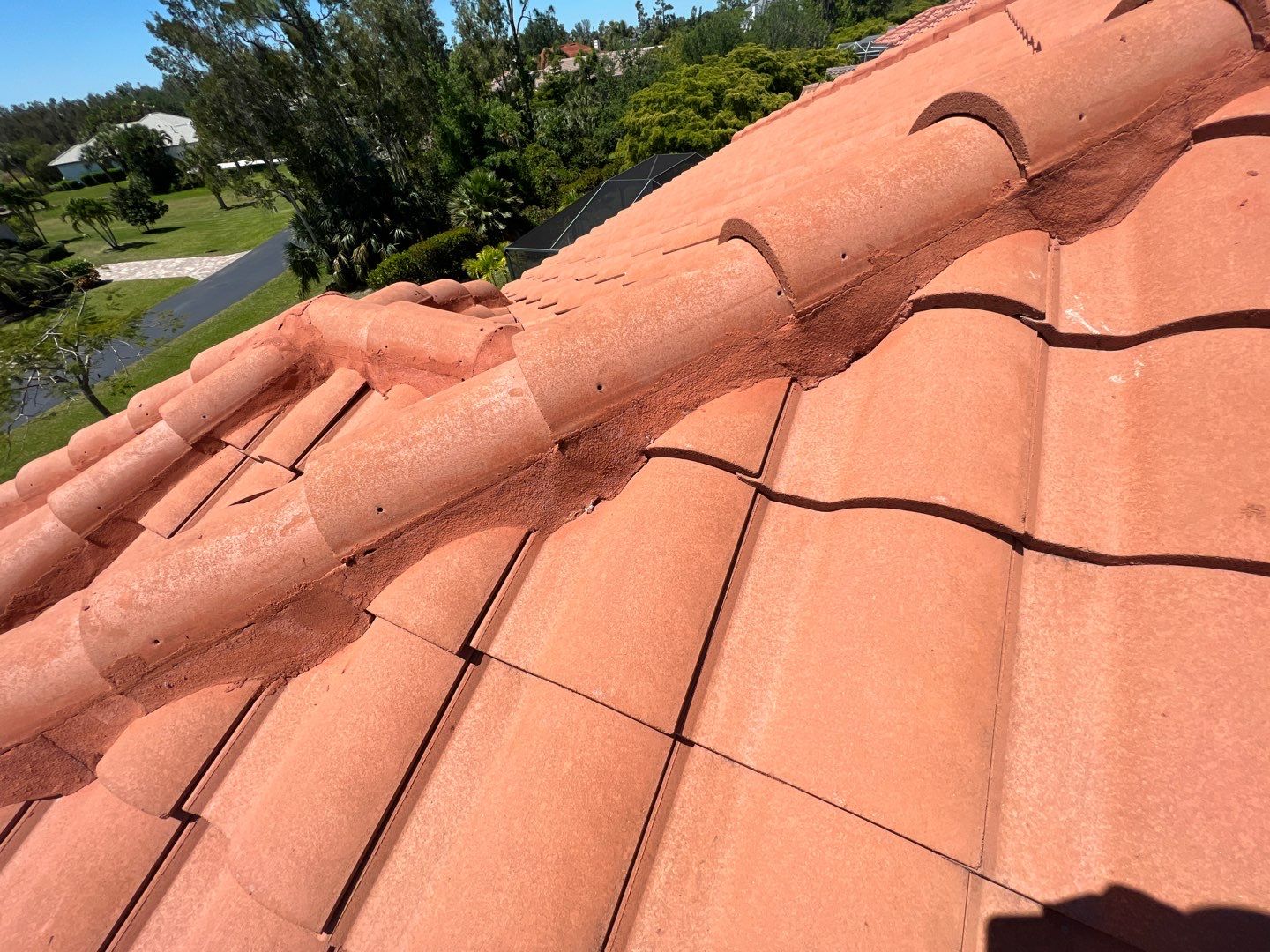 Residential Roofing Repair using Concrete Tile by Four Peaks Roofing