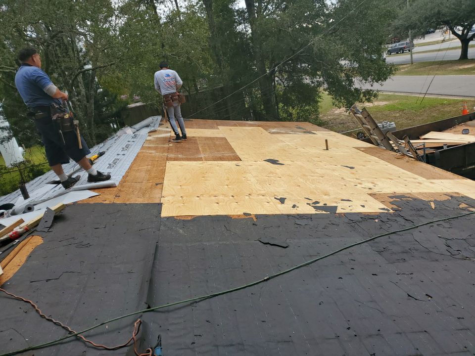 Residential Roofing Installation using Roof Replacement by American Roofing & Construction LLC