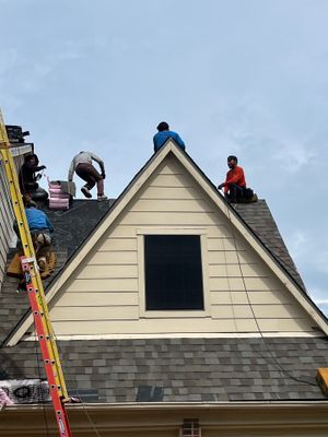 Residential Roofing Installation using Owen's Corning Duration (Lifetime) Shingles