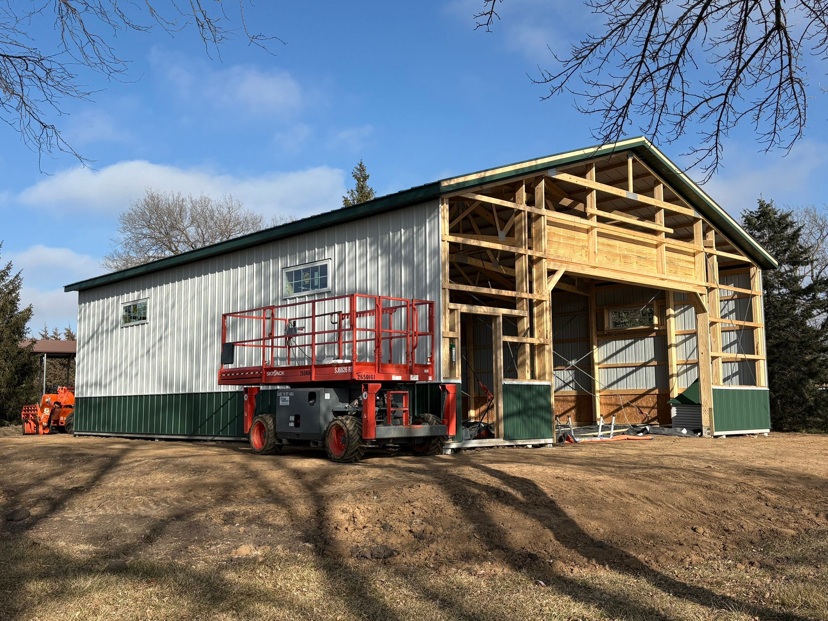 Finished Shed in De Witt, NE by Bear Electric