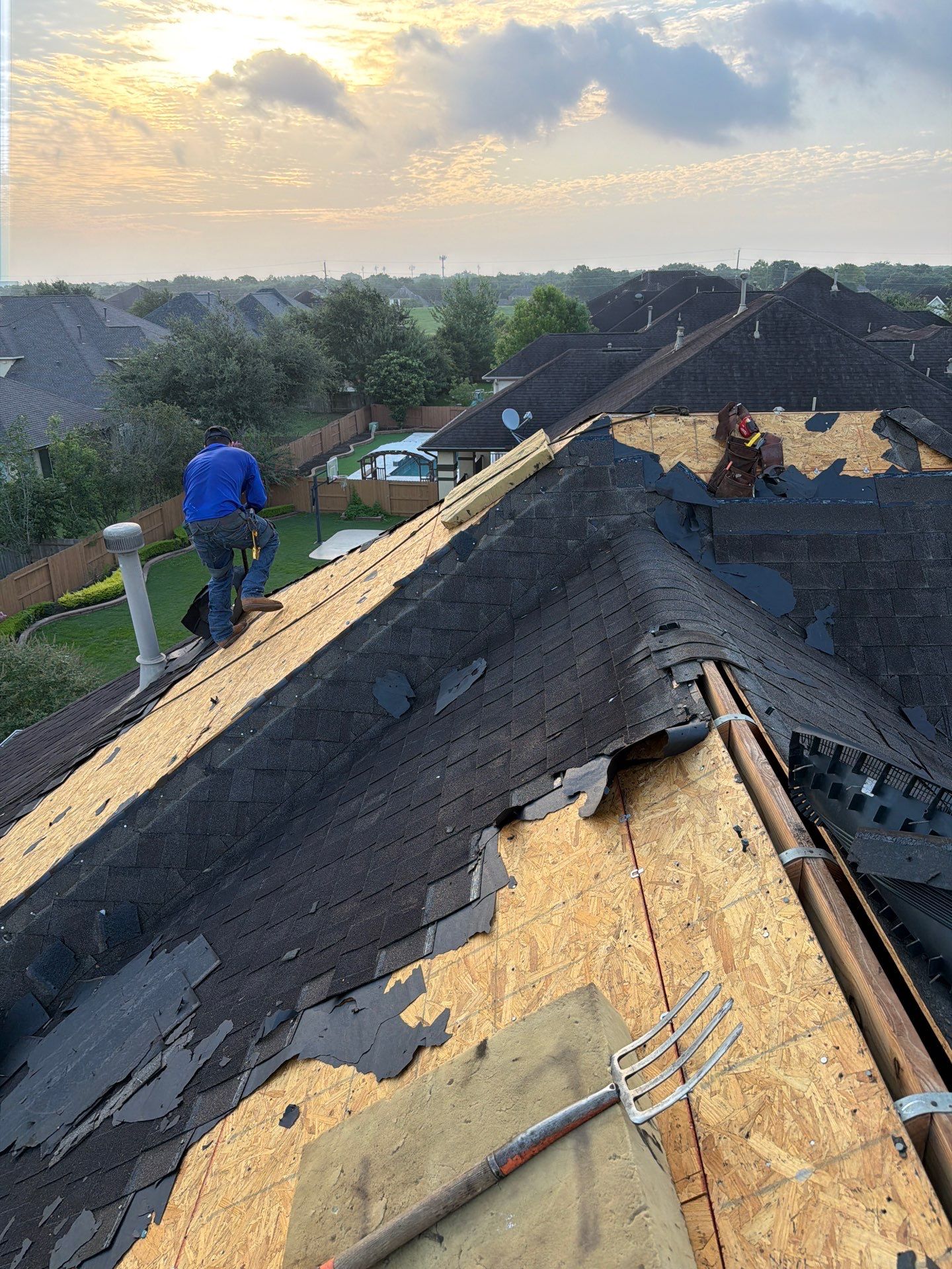 Roof Replacement in Sugar Land TX by Roof Repair Company