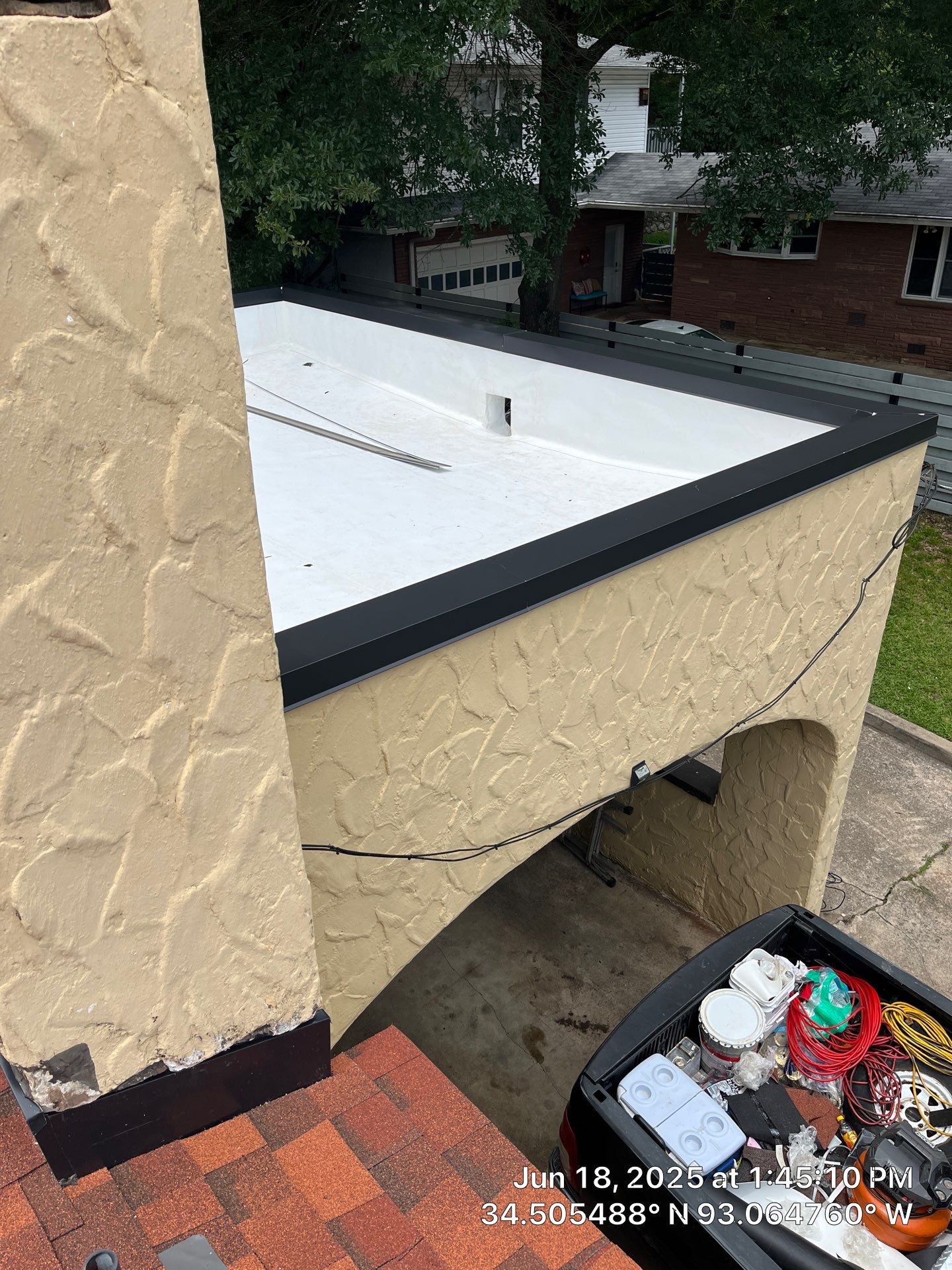 Asphalt Shingle and Flat Roof Replacement in Hot Springs by Temple Roofing and Exteriors