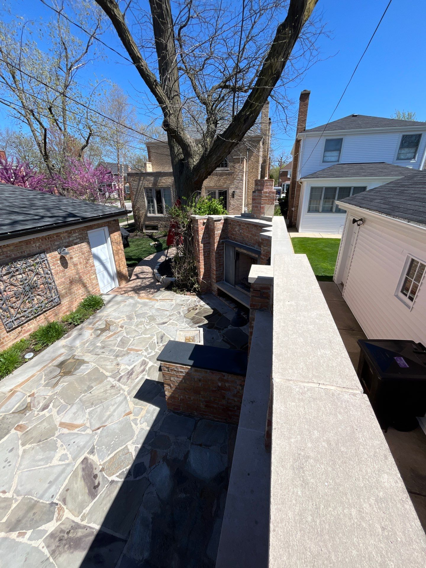 Brick repair, CSS, and stone cleaning by Northern Power Washing LLC.
