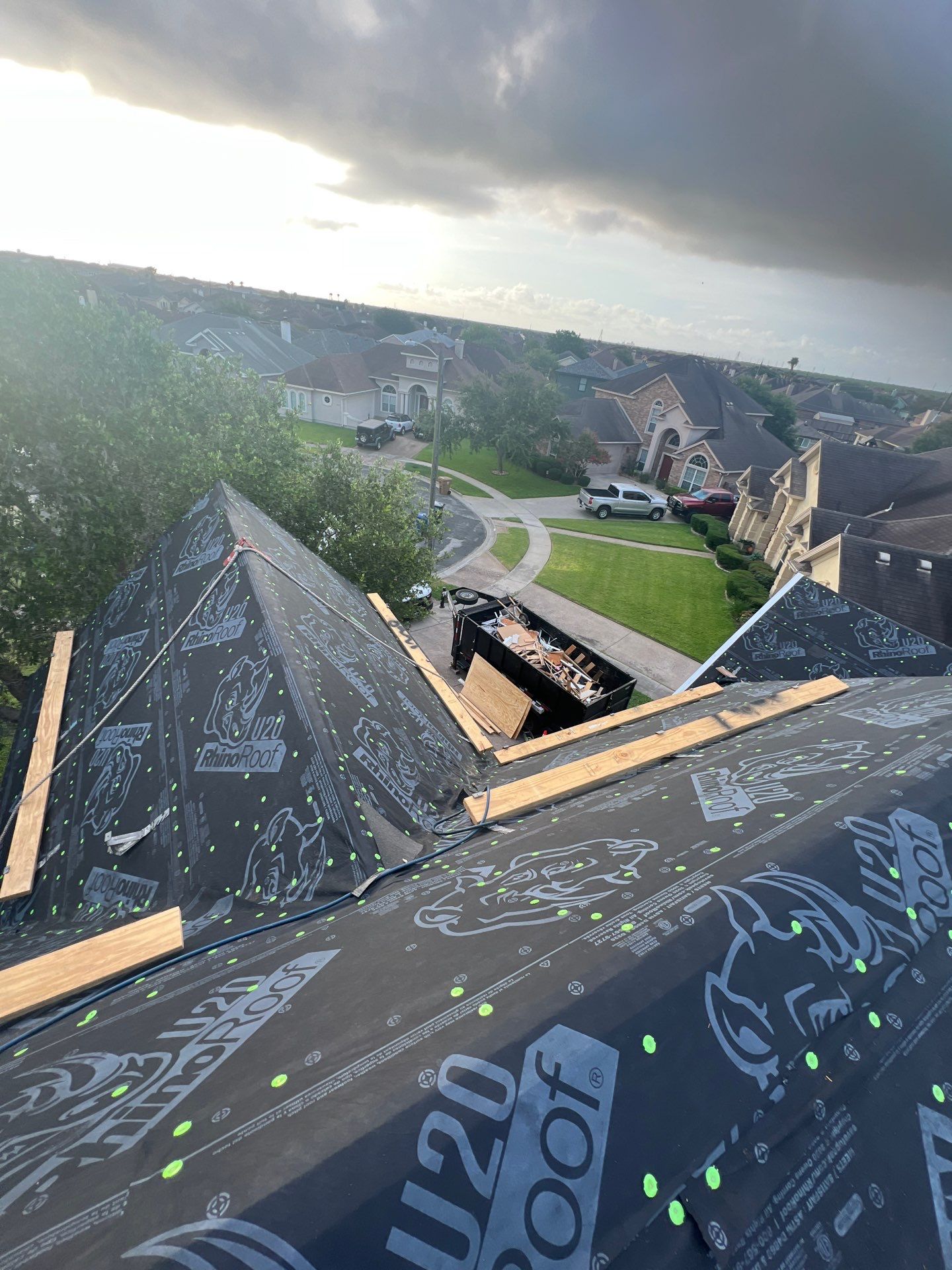 Steep and High...Let's get It! by Bayfront Roofing and Construction