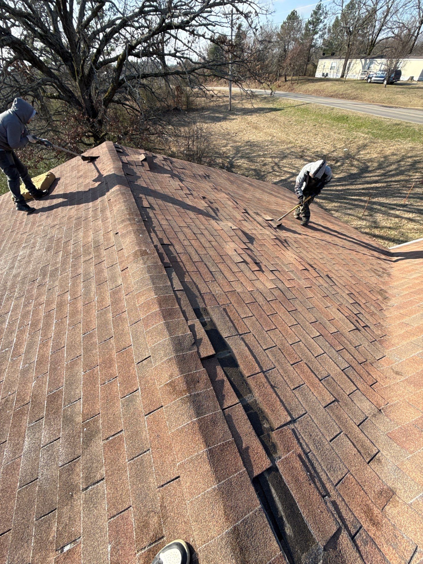Rustic Hickory Shingles & SBS Cap & Base by In & Out Construction & Remodeling, LLC
