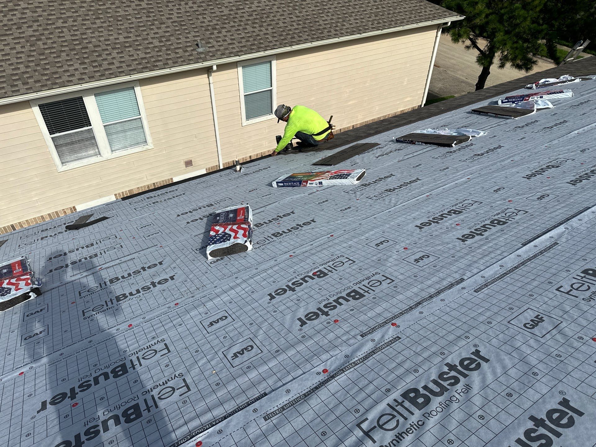 Project in Katy by Motion Roofing