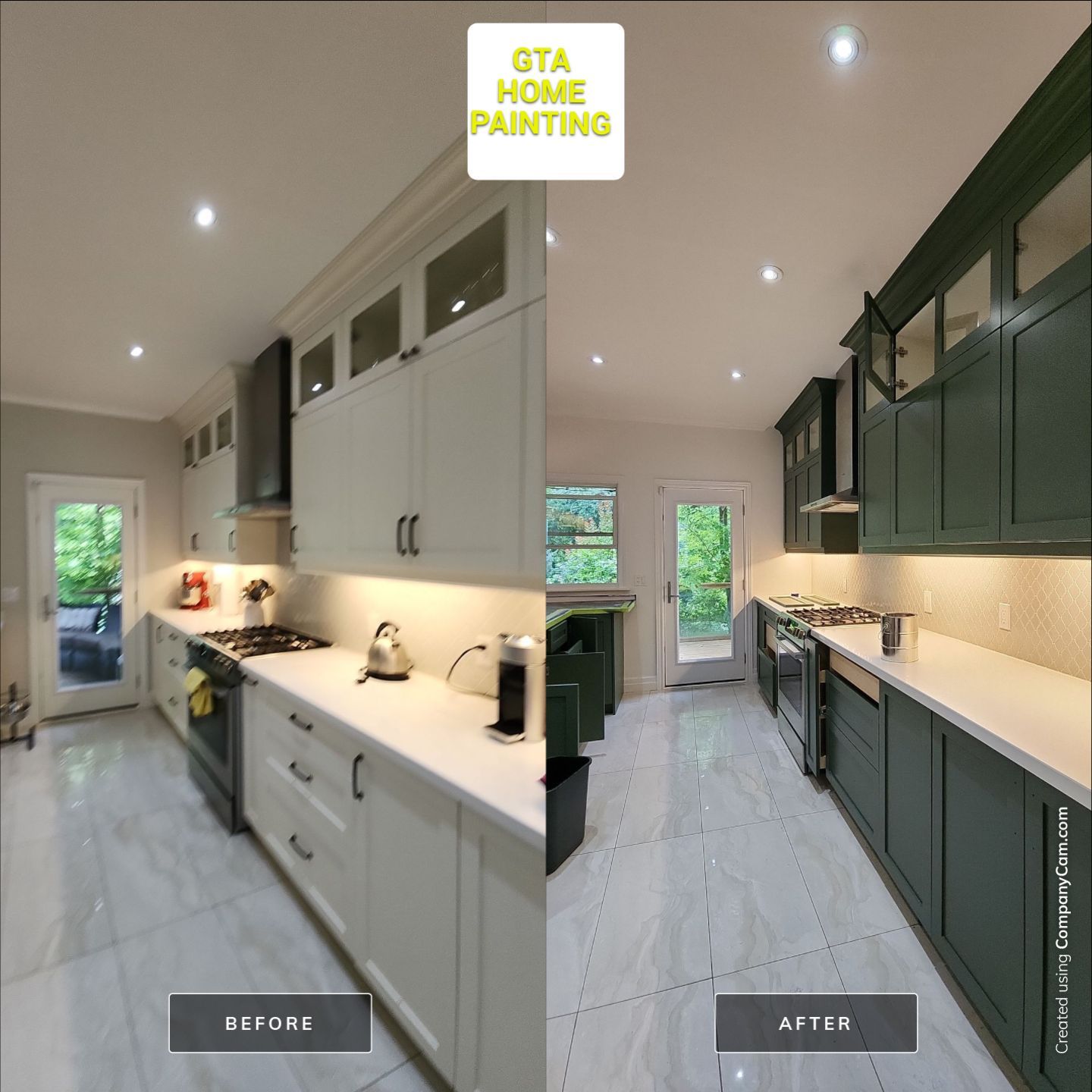 Kitchen Cabinets in King City by GTA HOME PAINTING