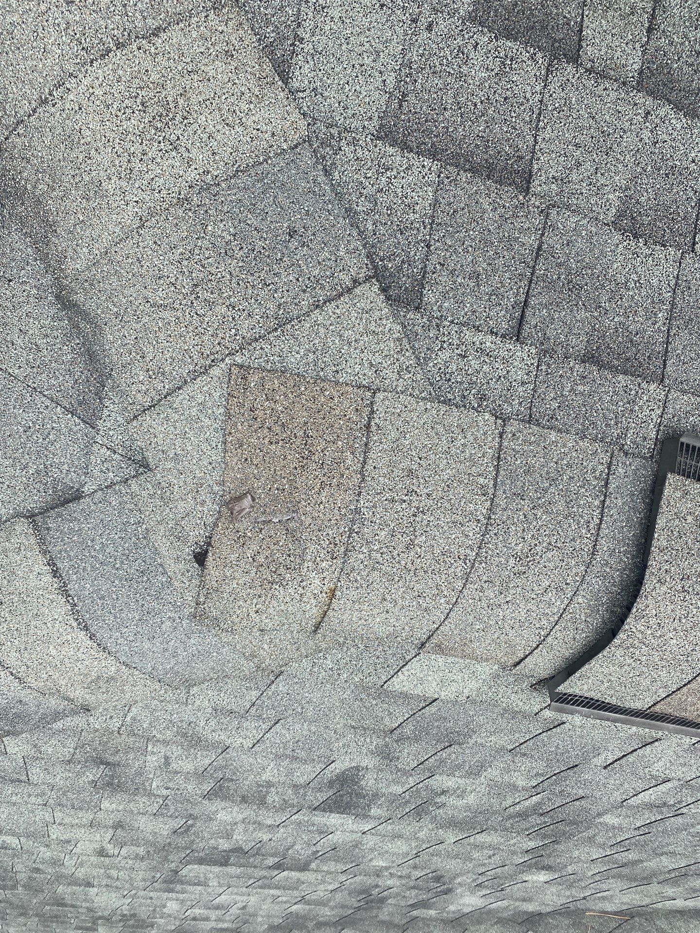 Hail Damage using Owen's Corning Duration (Lifetime) Shingles by Roof Repair Company