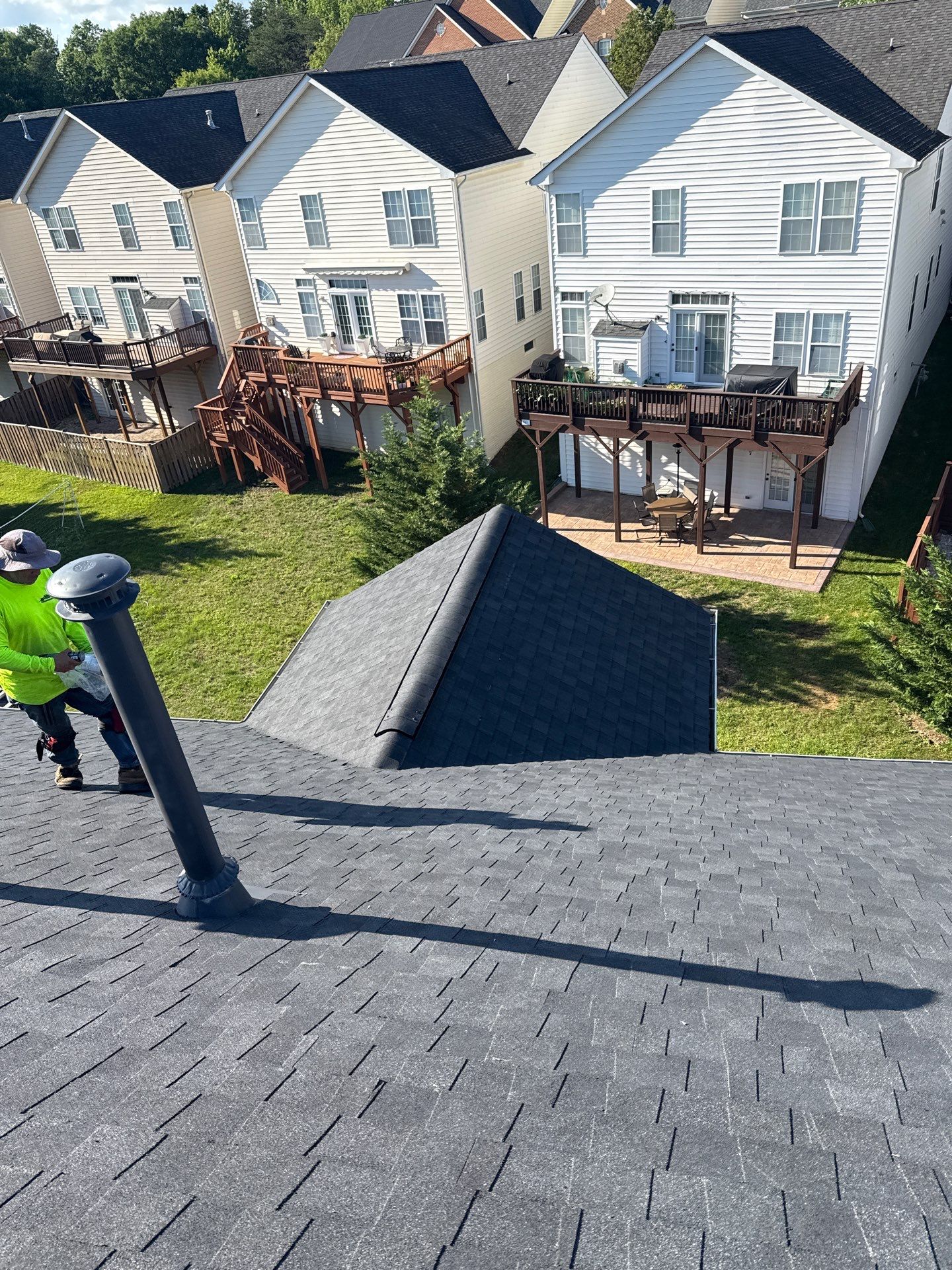 Alexandria: Residential Roof Replacement with CertainTeed Landmark Pro in Max Def Charcoal Black by RM Banning, Inc.