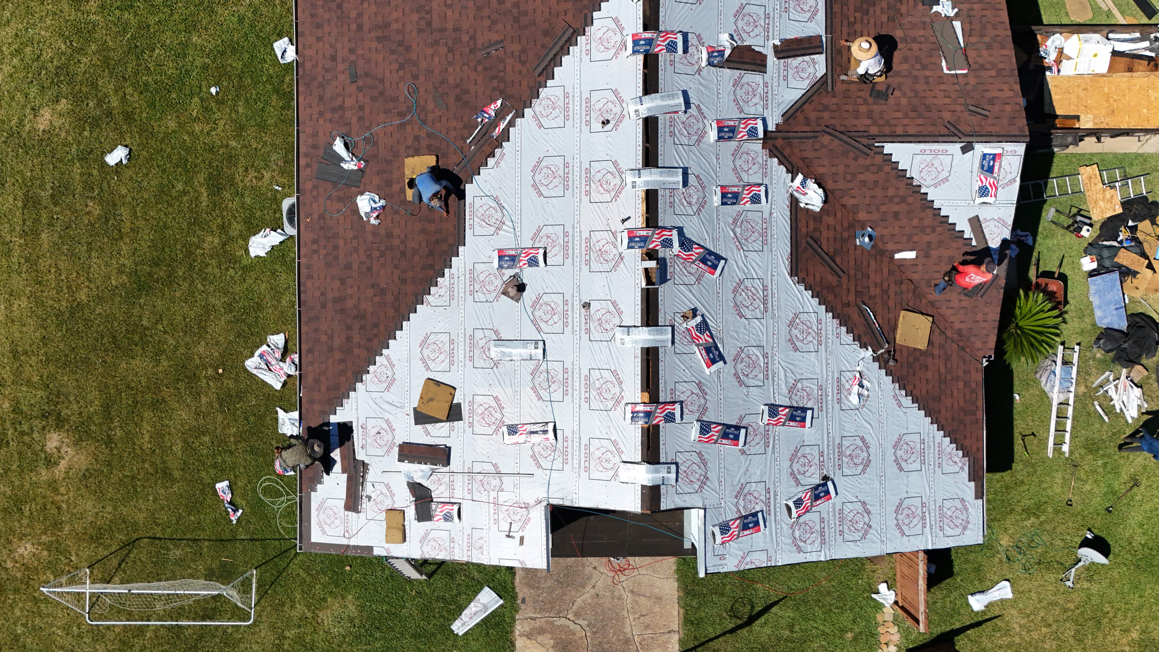 Cedar-Brown Shingle Roof Replacement — East Houston, TX by PL Roofing & SB Roofing, LLC.