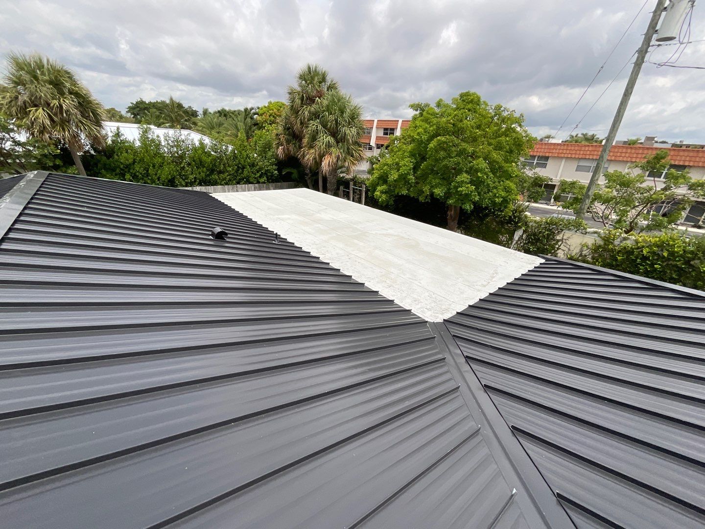 Residential Re-Roof using MS Metals, Aluminum Standing Seam Roof by First Due Roofing