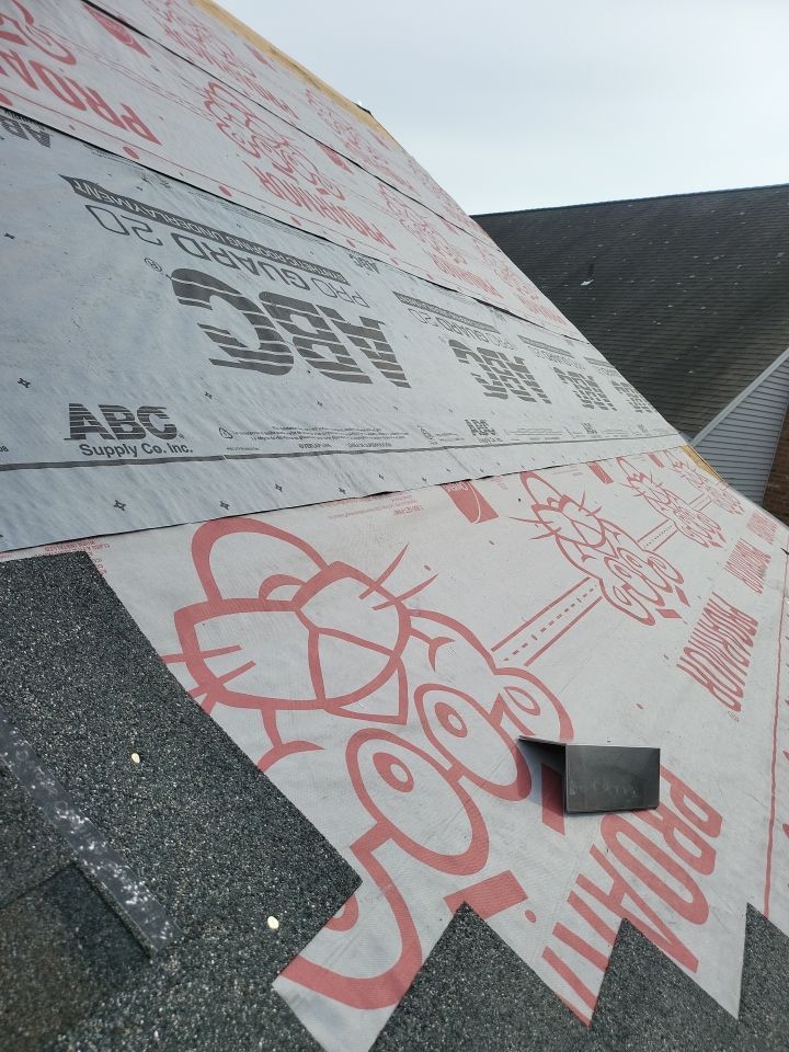 Residential Roofing Installation using Owens Corning TruDefinition Williamsburg slate by A Plus Exterior