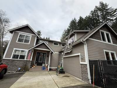 Residential Roof Cleaning Estimate in Olalla, WA