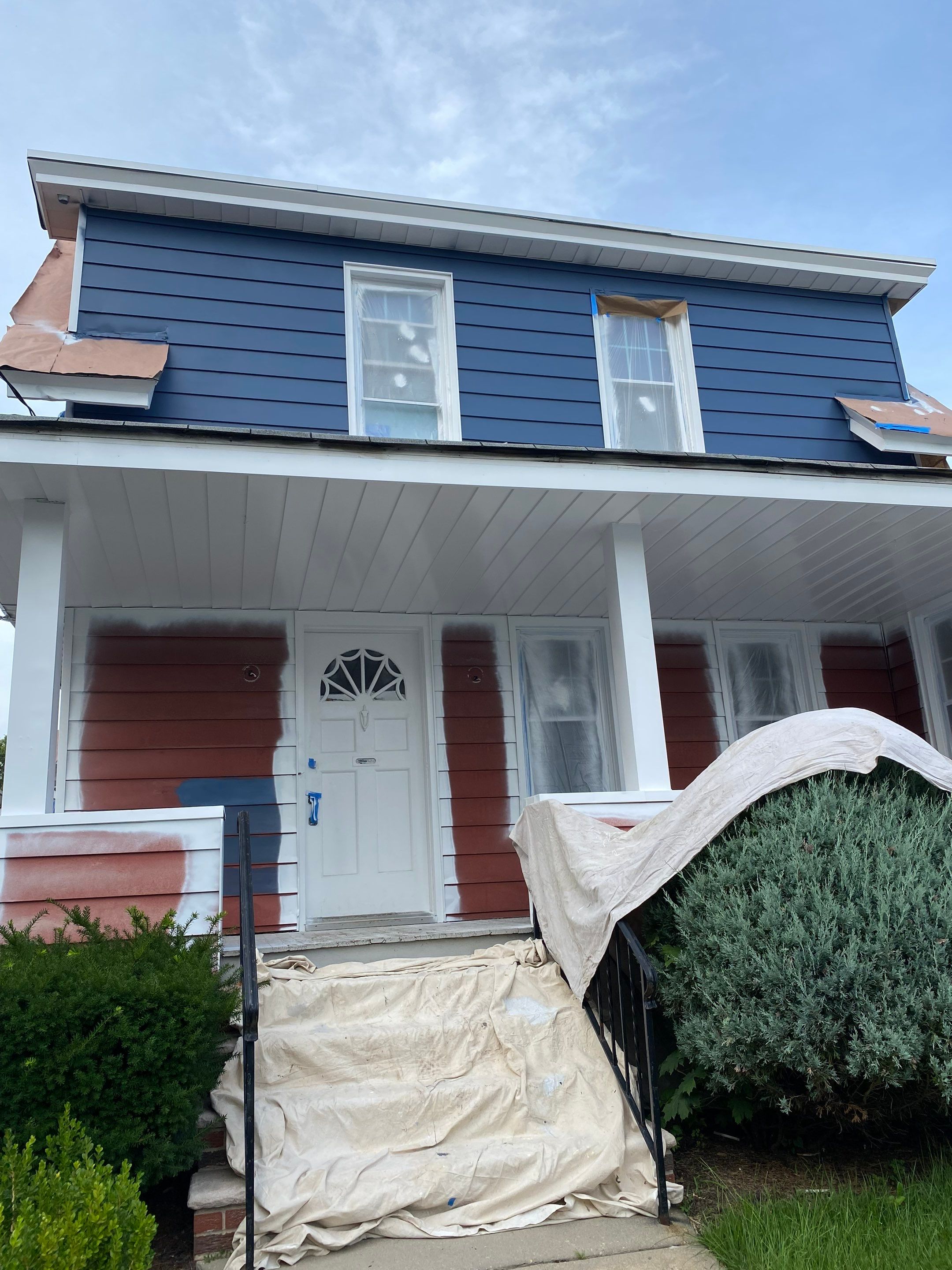 Exterior Painting using Benjamin Moore by Home Concepts Construction