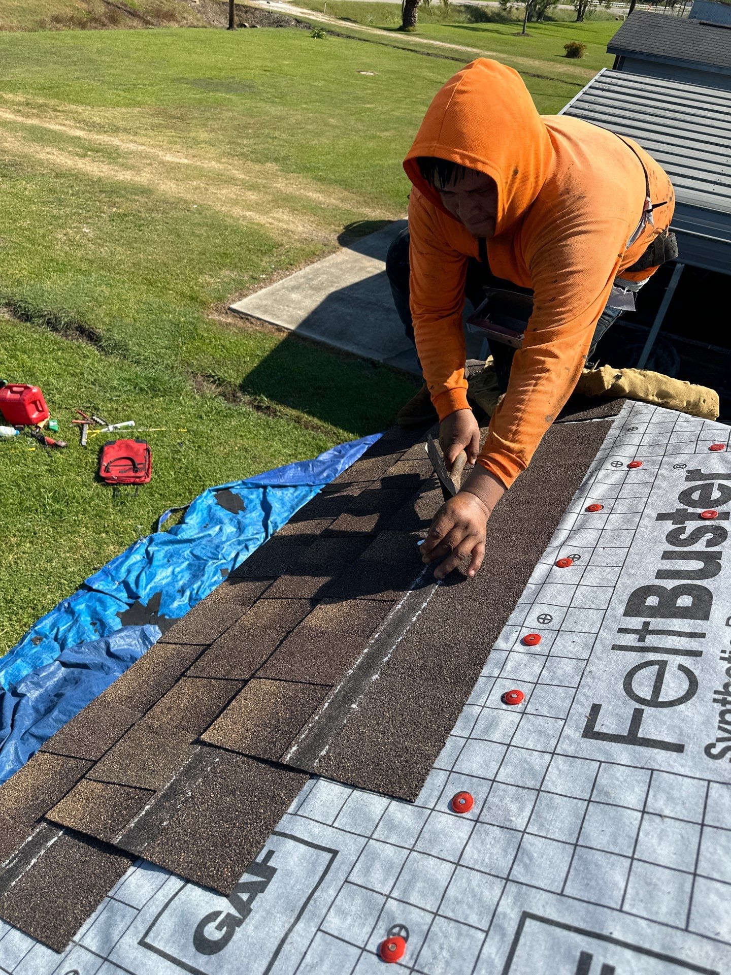 GAF HDZ TIMBERLINE BARKWOOD by Motion Roofing