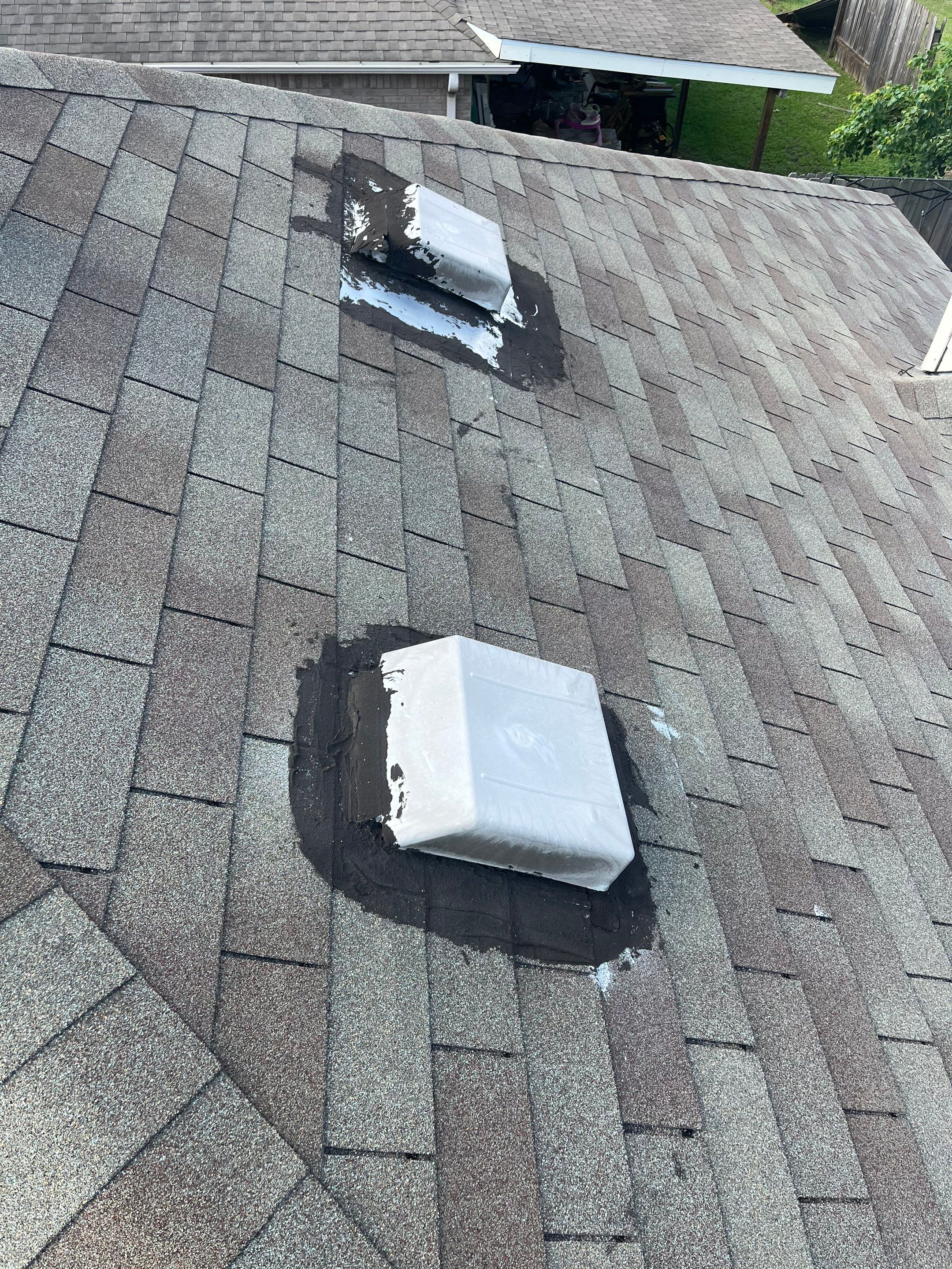 Hail Damage using Owen's Corning Duration (Lifetime) Shingles by Roof Repair Company