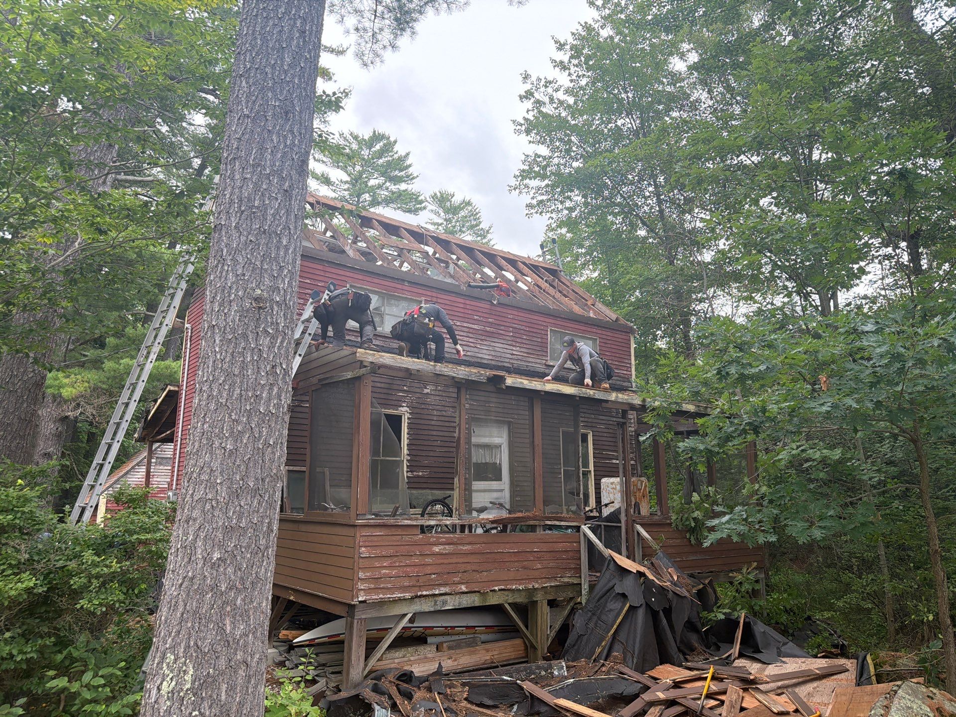 🏠🌲 Residential Roof Replacement | Falmouth, Maine by Tall pine roofing