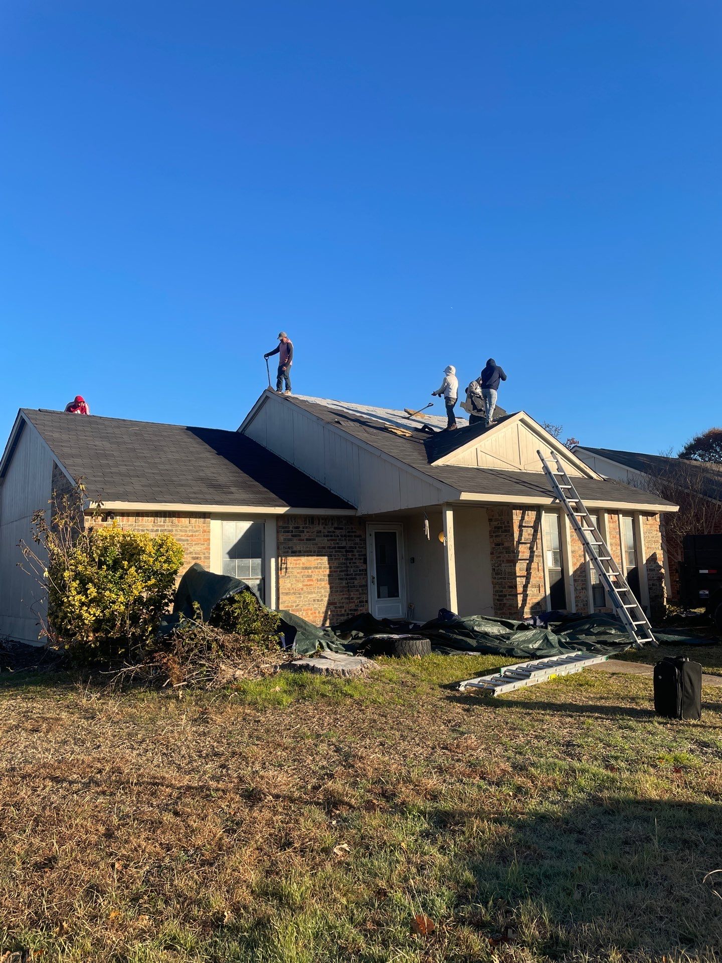 Residential Roofing Installation using GAF Timberline HDZ by Lighthouse Contractors