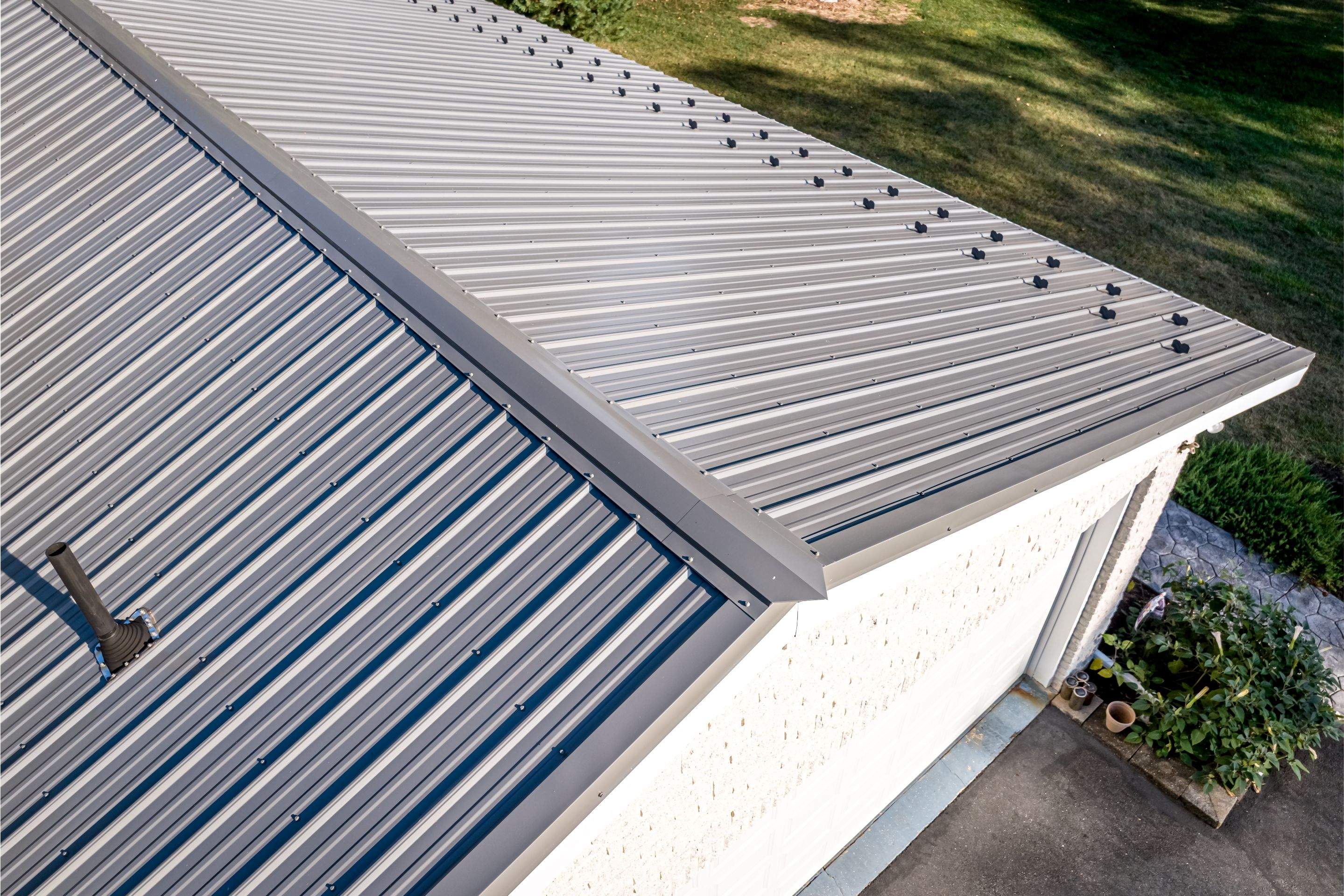 Metal Roof and Gabled Porch Addition in Hegins by Esh Builders