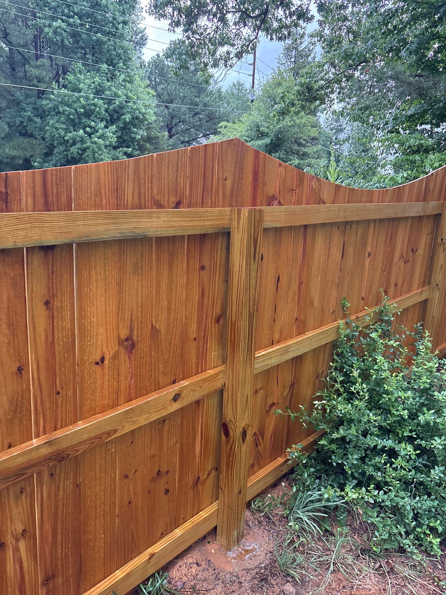 Fence using Wood Sealant by DuraSeal