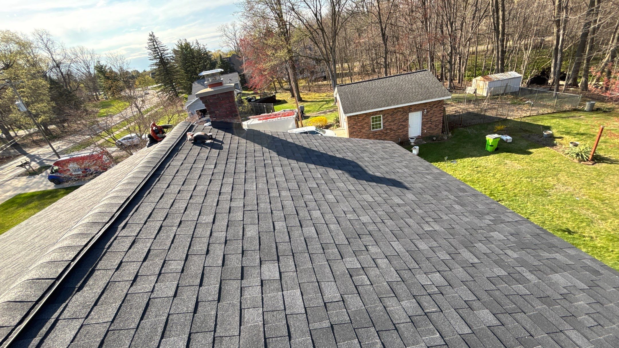 Roof Replacement using Owens Corning Onyx Black by 180 Contractors