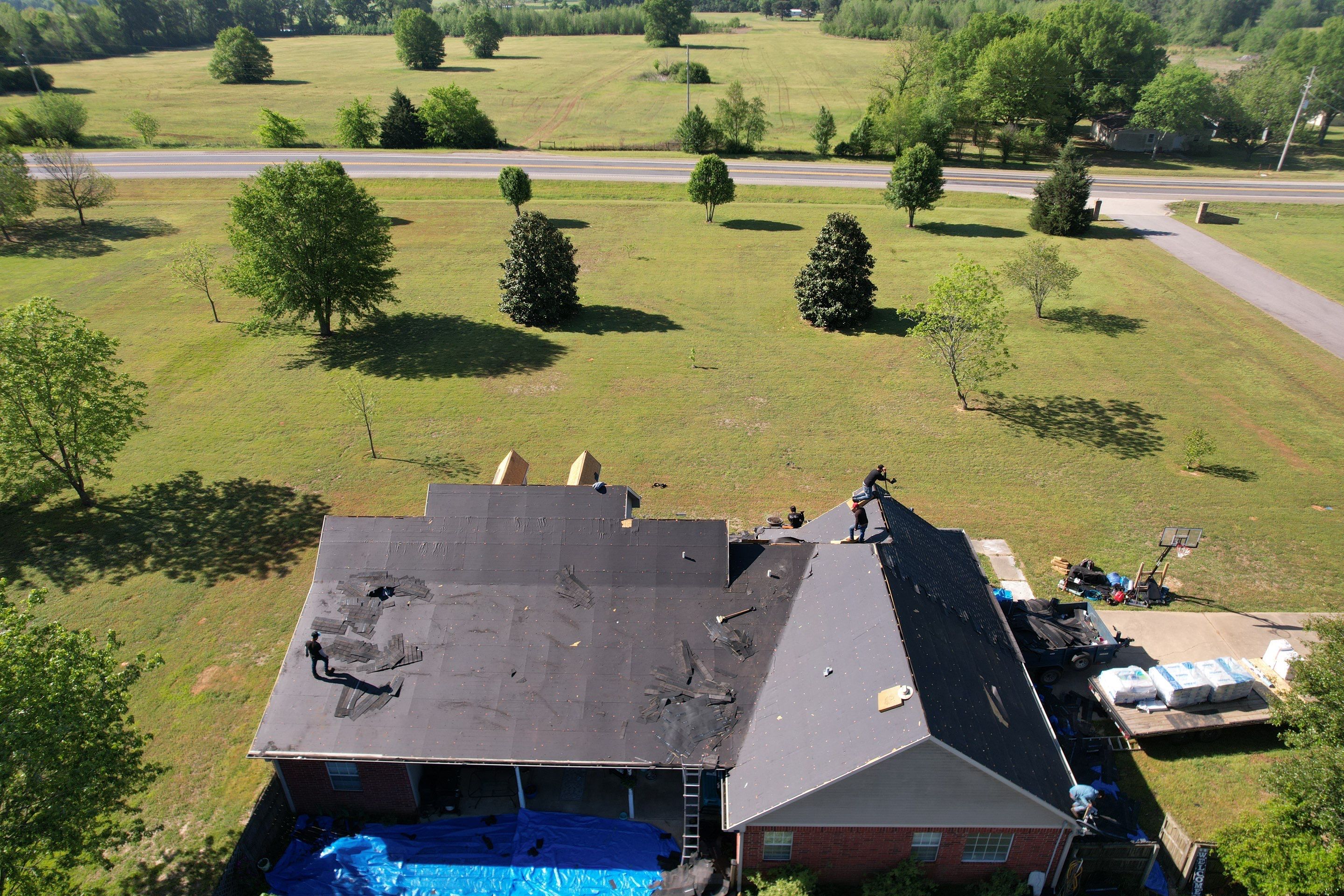 Residential Roofing Installation using Malarkey Vista by Hostetler Roofing