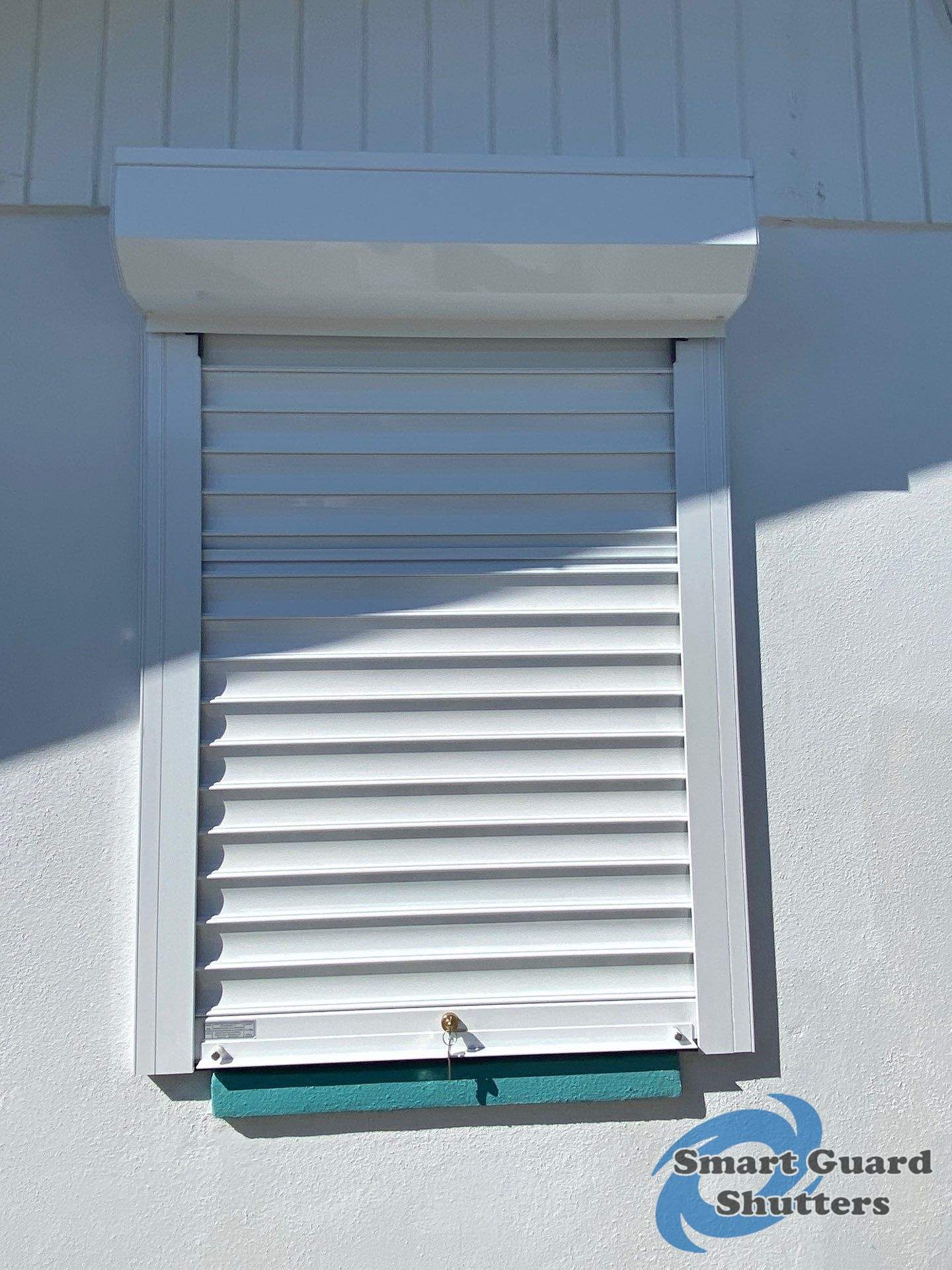 Rolling Shutters in White by Smart Guard Shutters