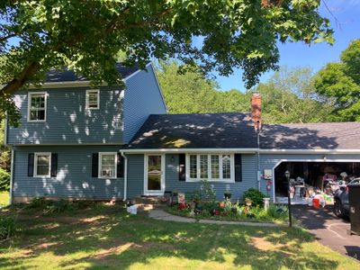 Fresh Siding Rejuvenation with Cert Monogram D/4 x 12'6" clapboard, Wedgewood Blue