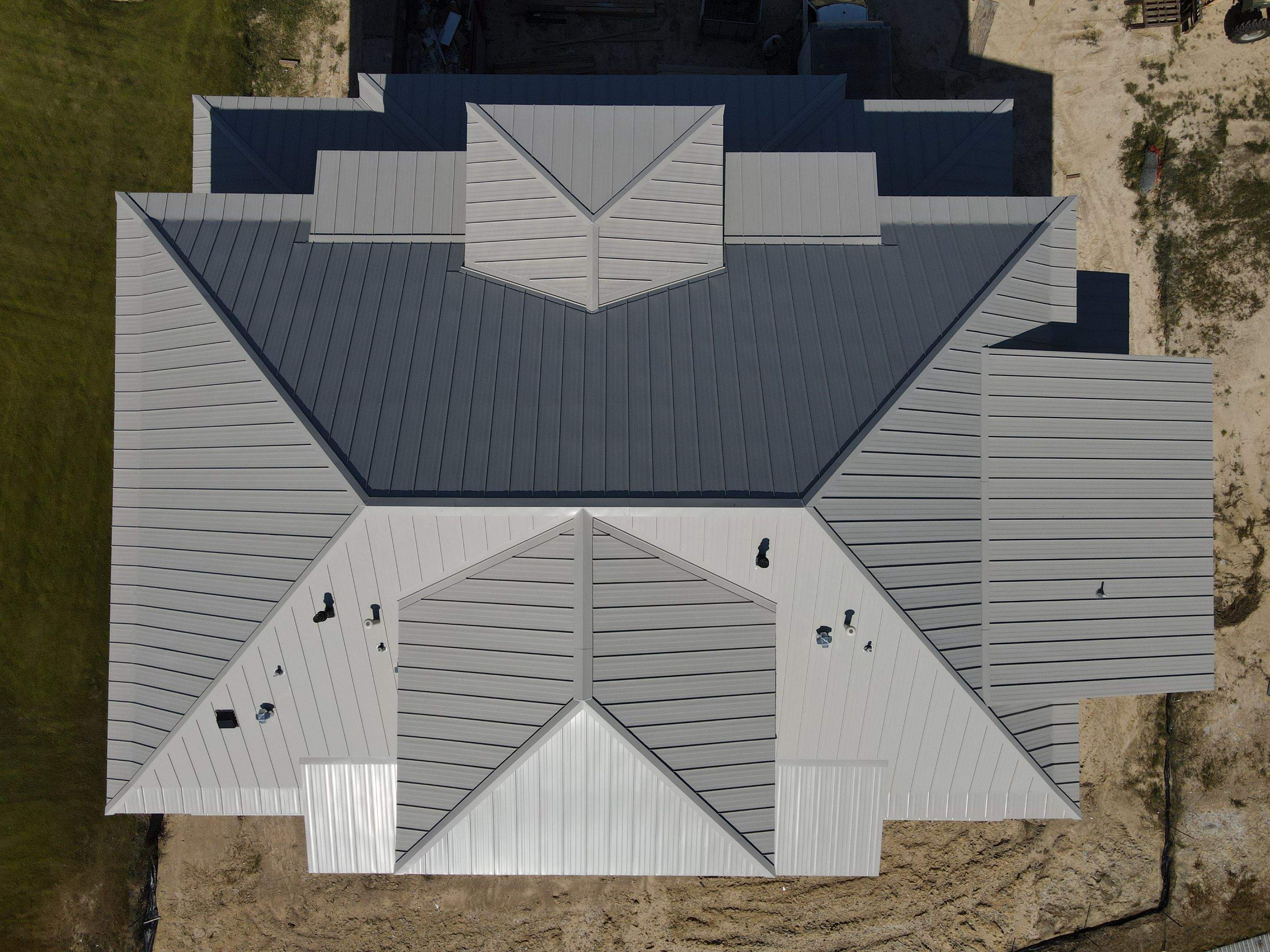 Metal Roof  using McElroy Metals - Ash Gray by Level 7 Companies