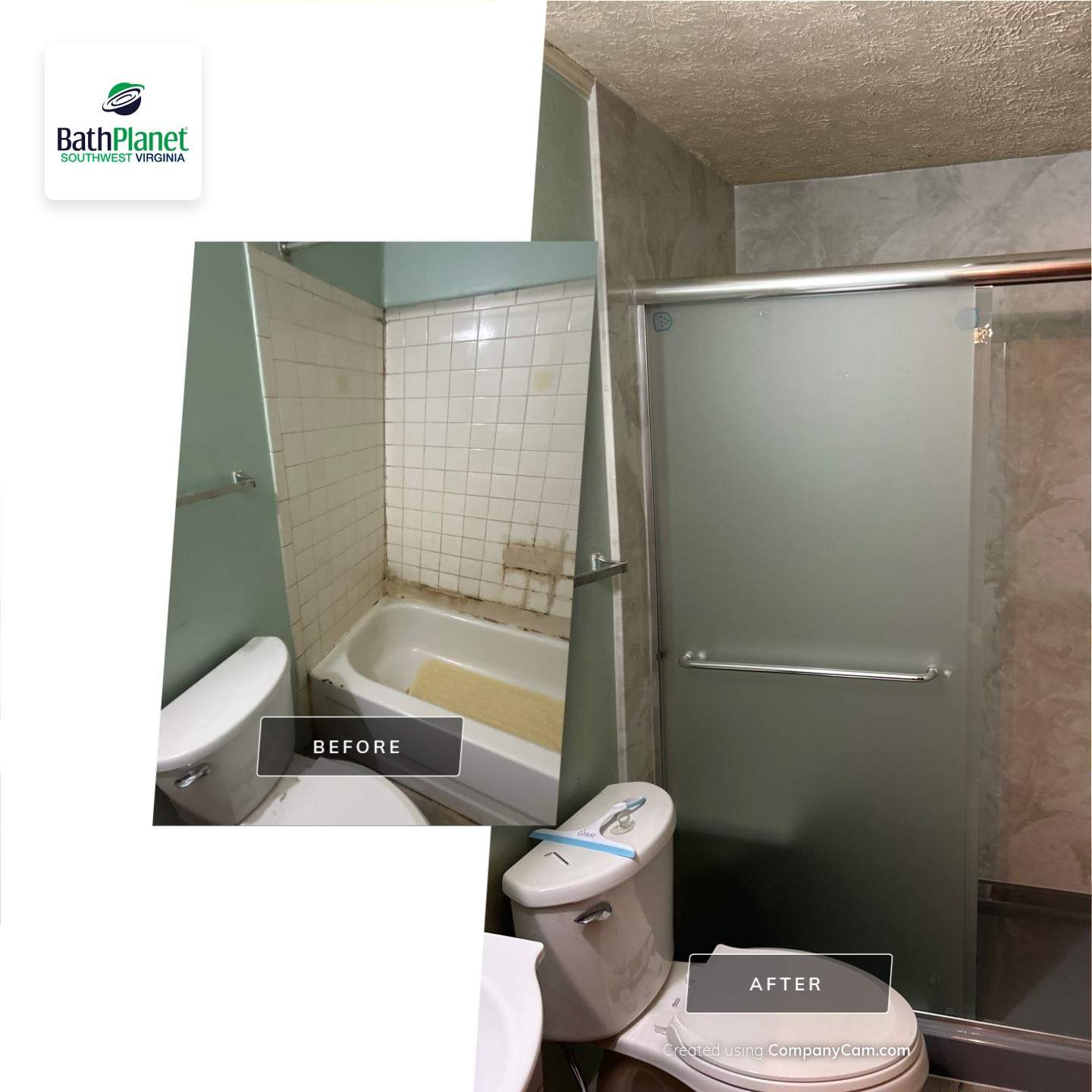 Before Vs After by BathPlanet SW Virginia