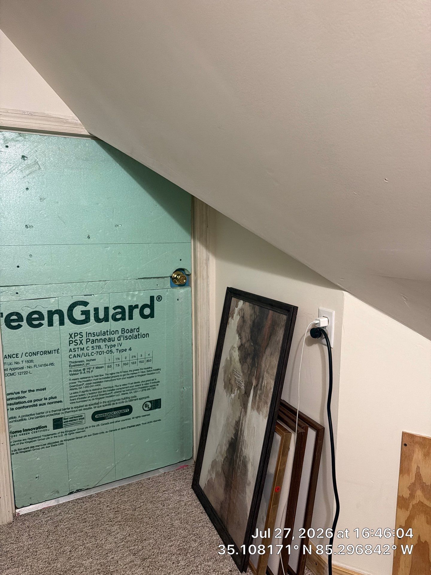 Attic Insulation and Access Panel Installation in Chattanooga by CompanyCam Sales Demo