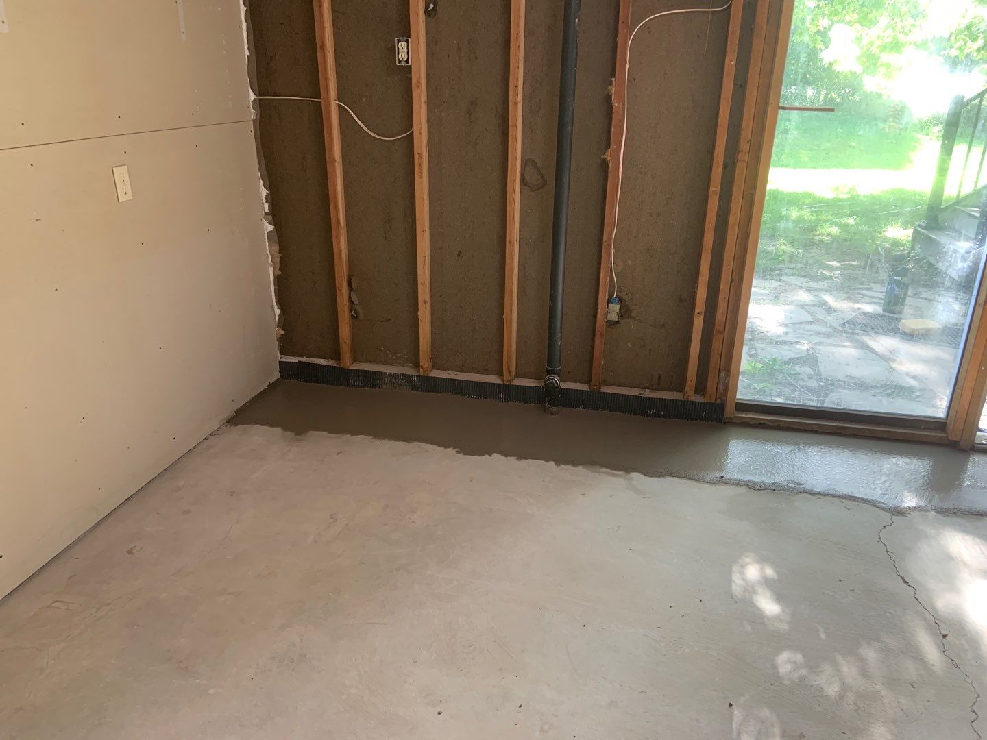 Correcting an Improper Installation for Alan in Chanhassen by Waterproofing Northeast