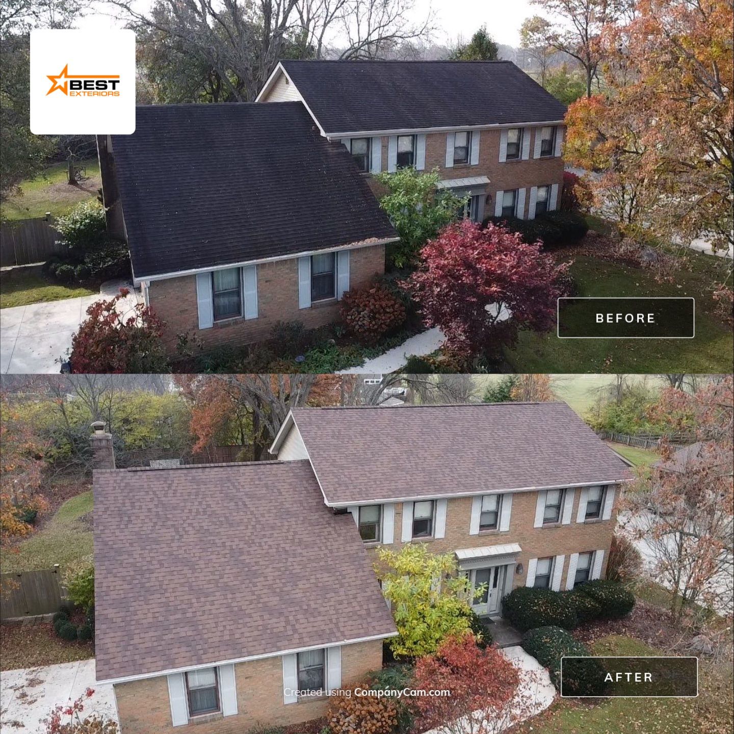 Residential Columbus Roof Replacement by Best Roofing & Siding Company