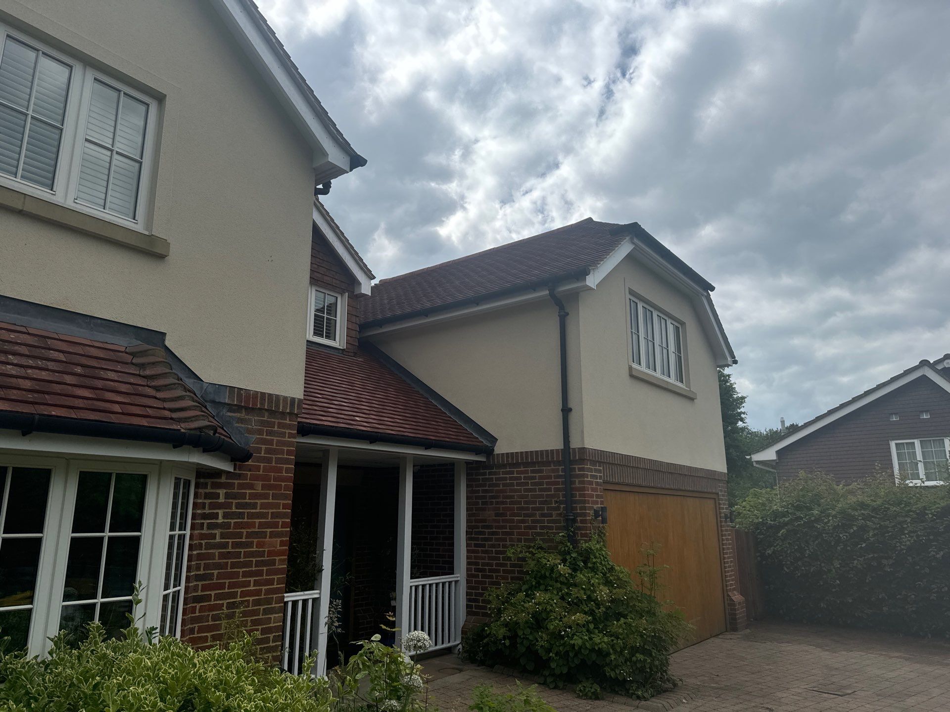 Roof Clean  - Moss Removal - Gutter Clean using Honda 15lpm Low Pressure Washing Machine by Ges Exterior Cleaning ltd