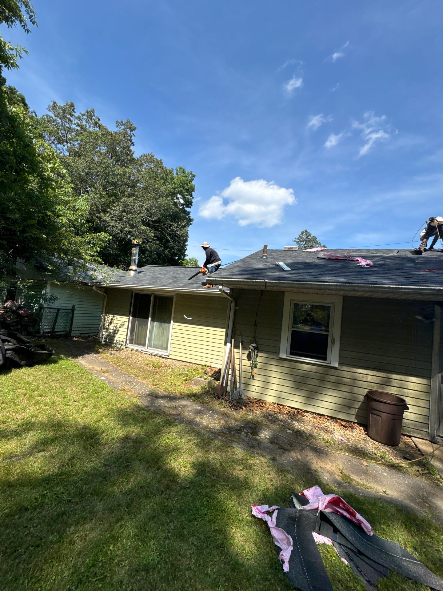 Onyx Black Roof Transformation in Maynard, MA by Mighty Dog Roofing of Greater Middlesex County