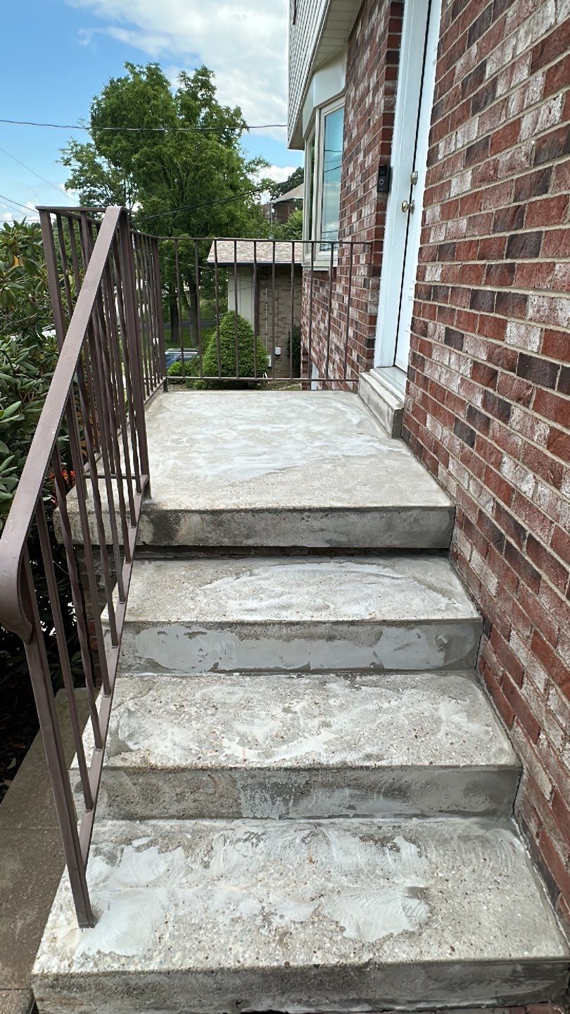 Porch + Steps Project in North Huntingdon by Floors in a Day, Inc