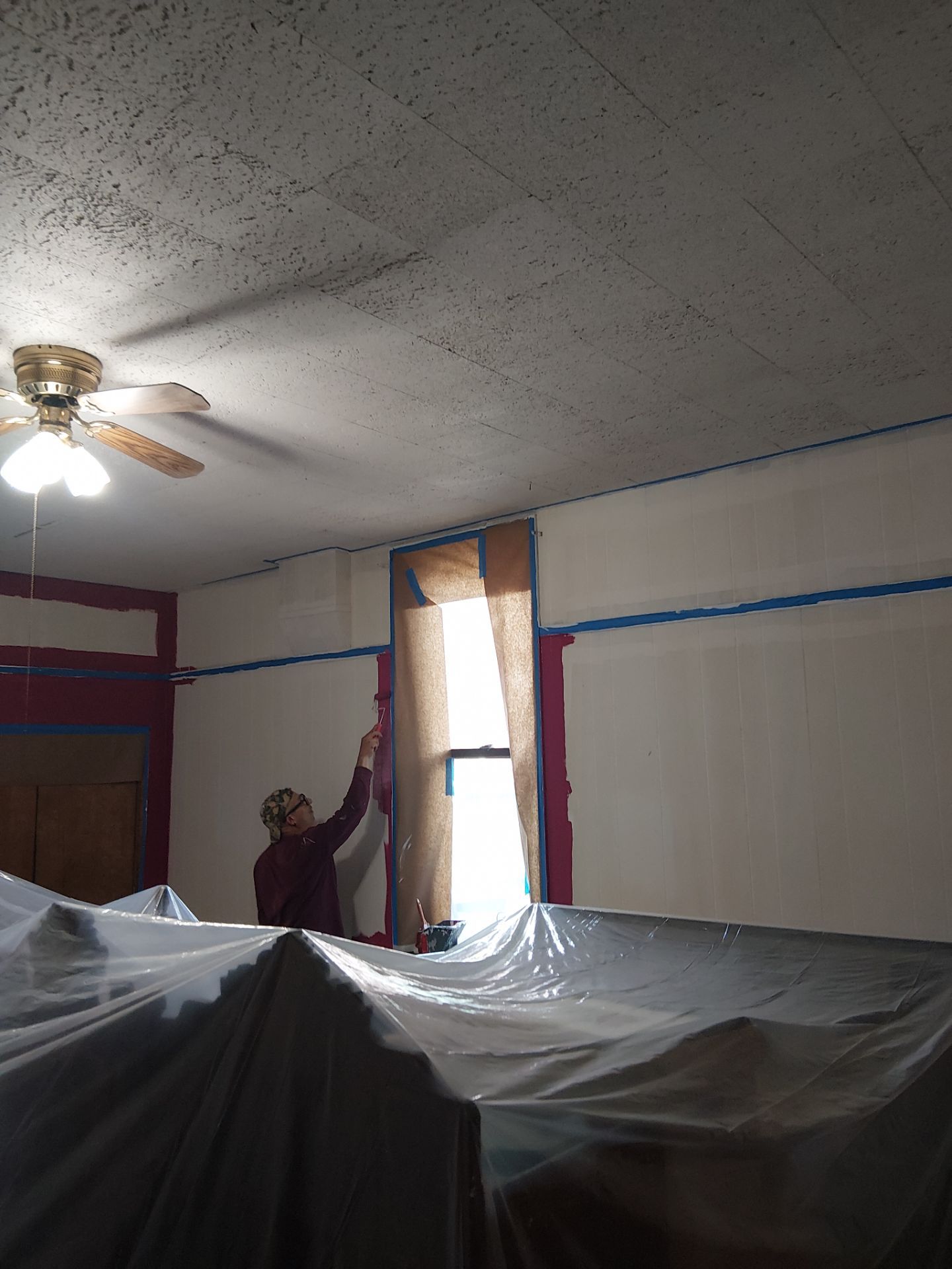 Interior Transformation: Refreshing Wood Paneling by Legendary Services Company LLC.
