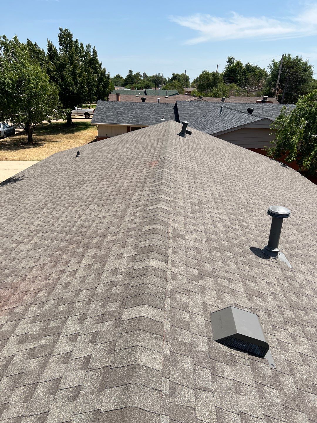 Residential Roofing Installation using GAF Natural Shadow  by A & H Roofing and Contracting