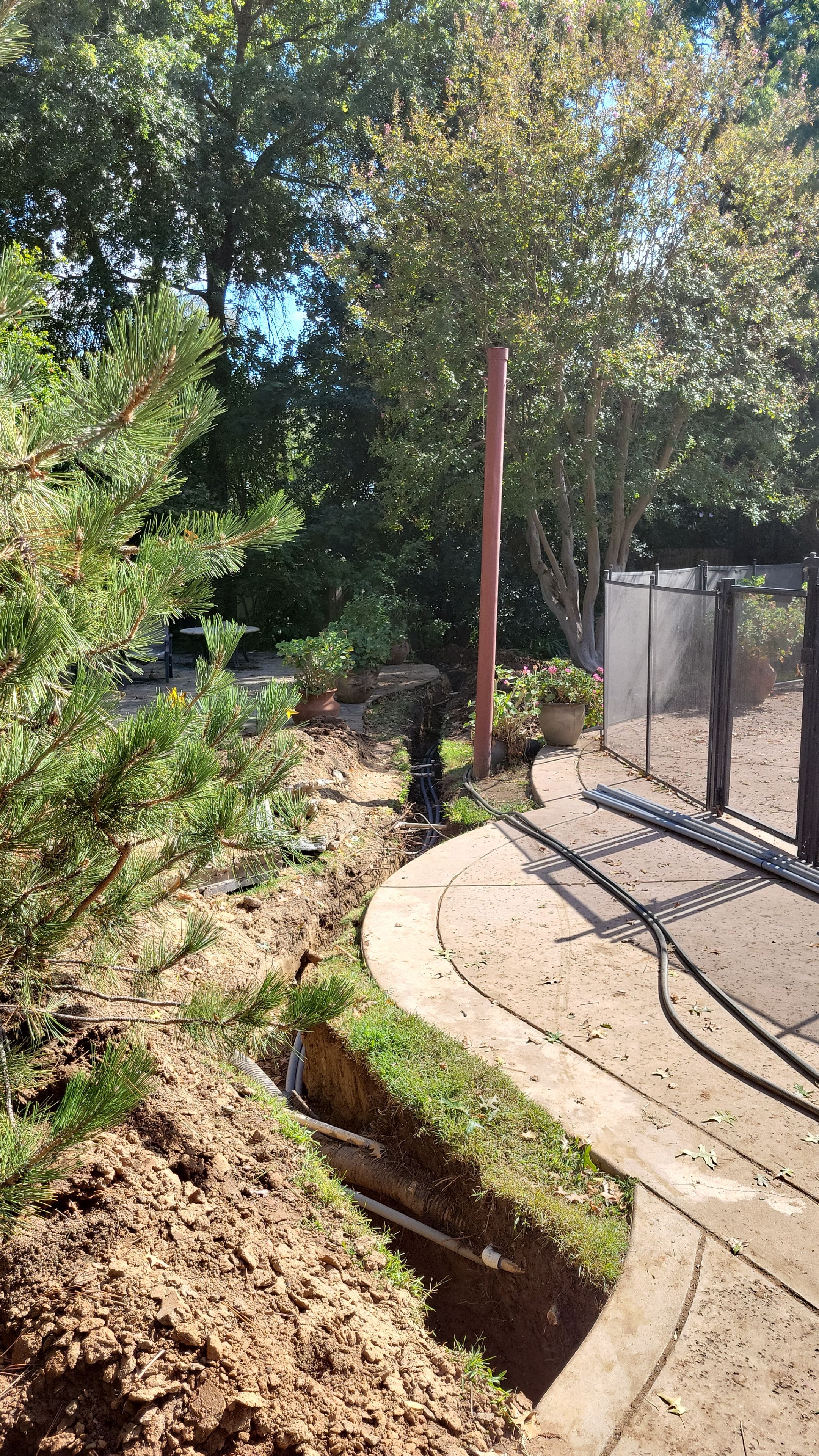 Pool sub panel replacement by Peach Electric Inc