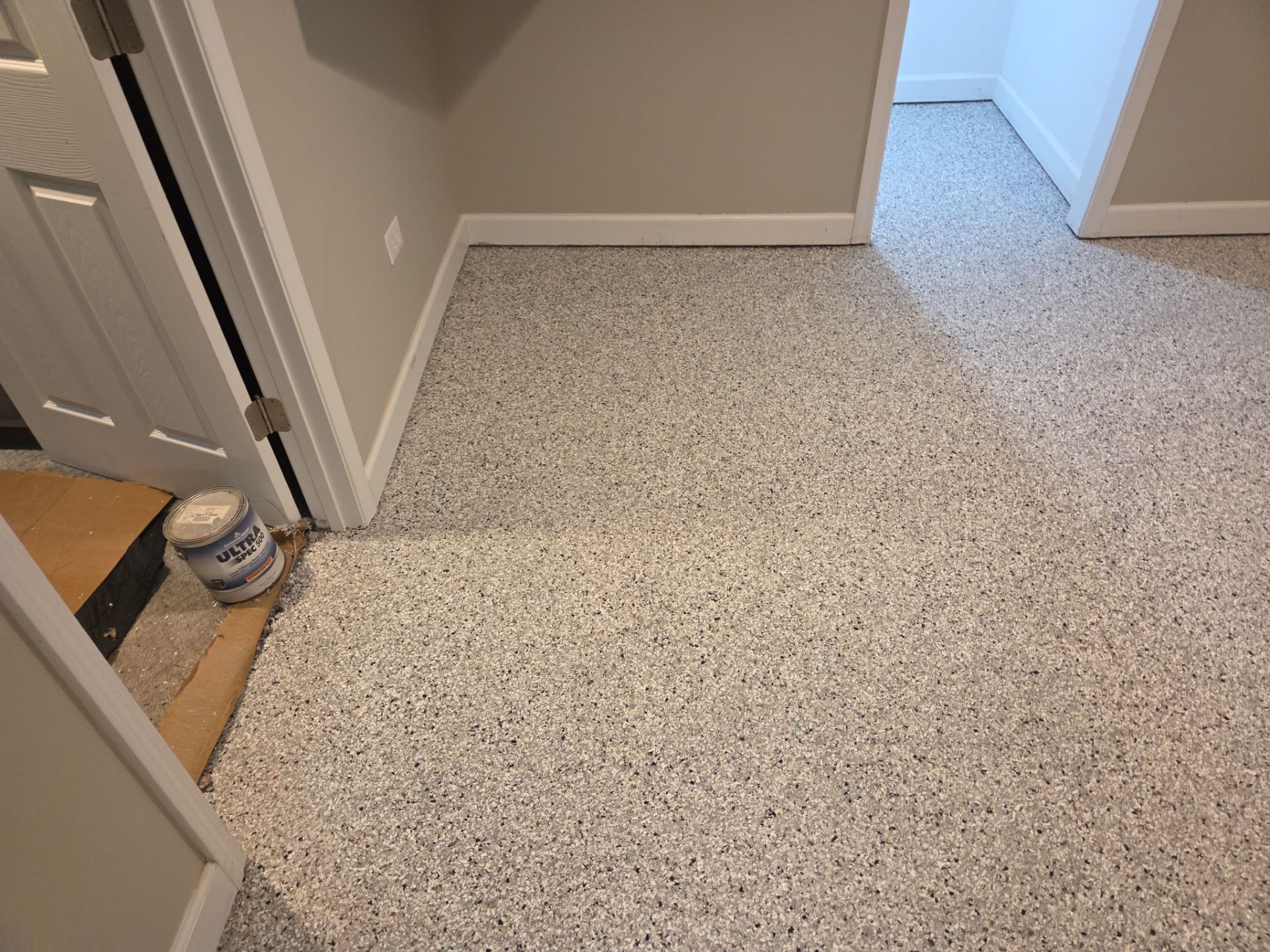 Coyote Basement Floor Coating by Level 10 Coatings