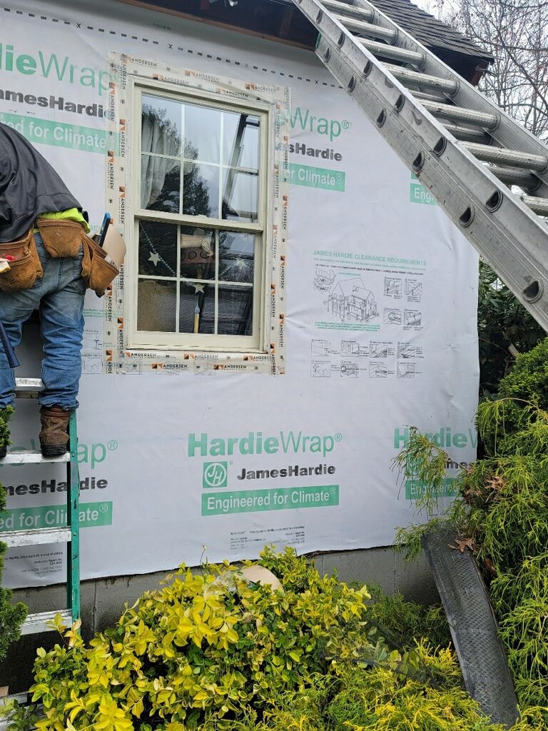 Siding Installation using James Hardie by UBrothers Construction