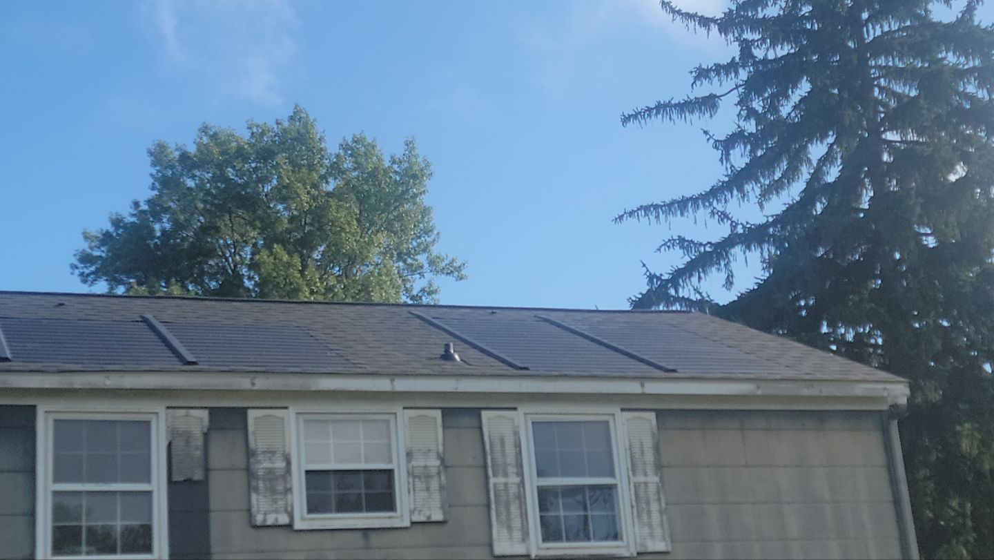 Roof and Solar Installation using GAF Timberline Solar HDZ by ExteriorPros